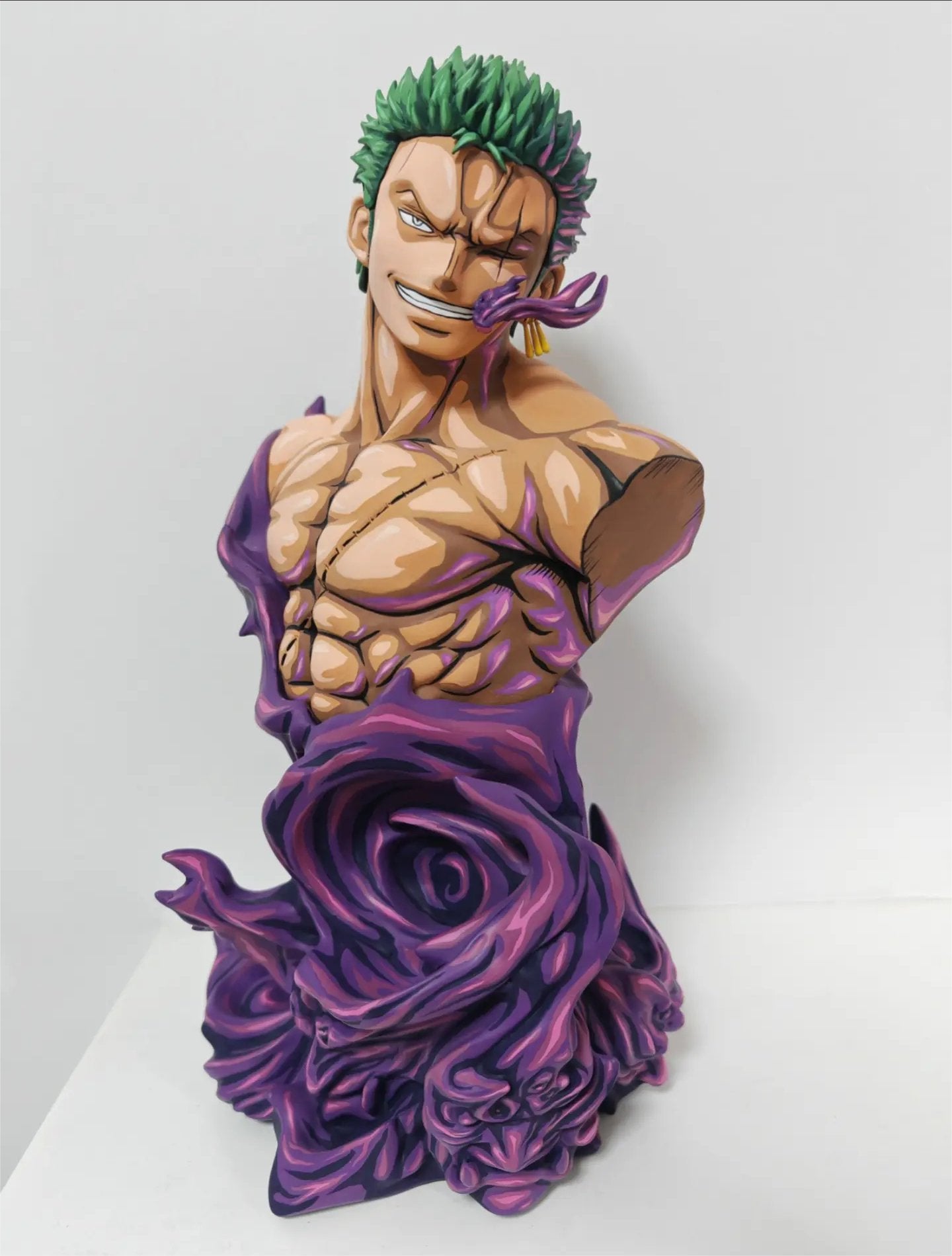 2d comic color one piece figure repaint-Zoro- bust - Lyk Repaint