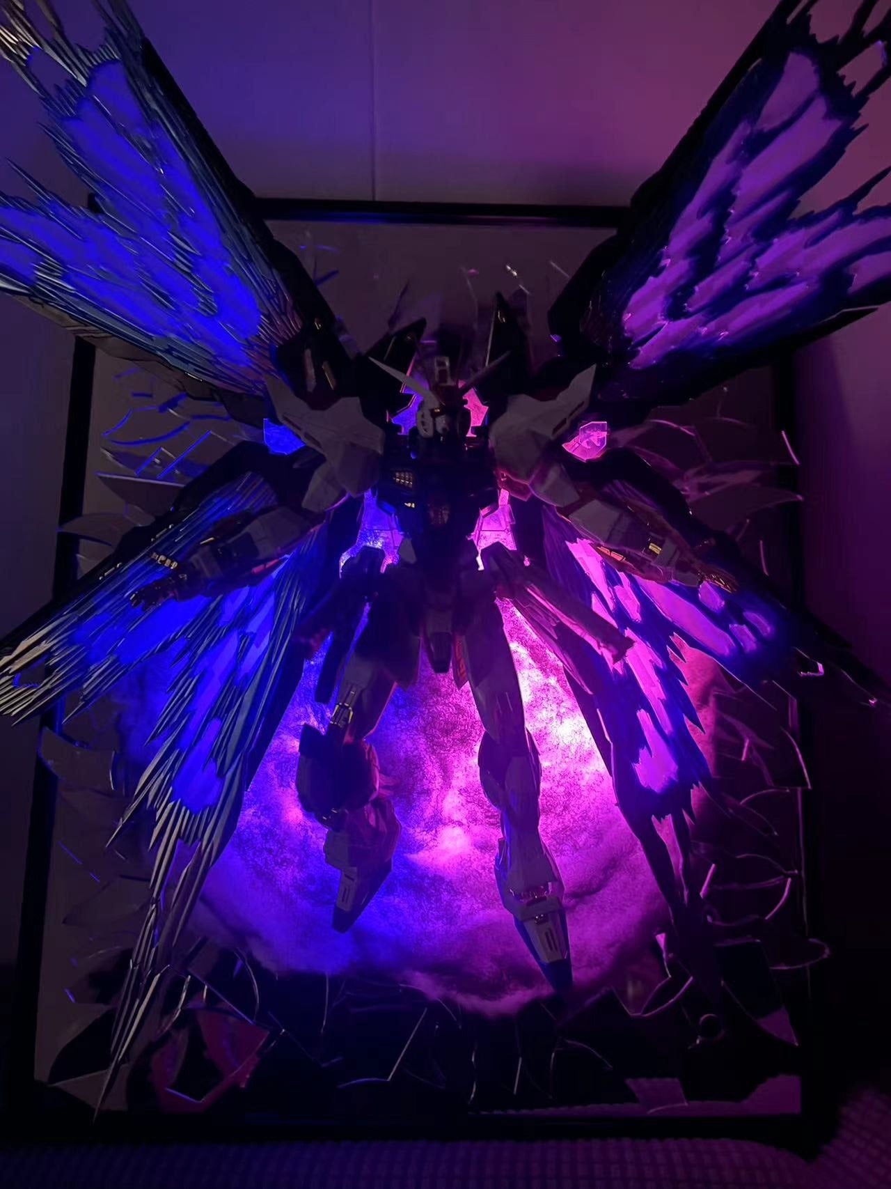 Broken Mirror Gundam Strike Freedom with Light Wings 1:100 - Lyk Repaint