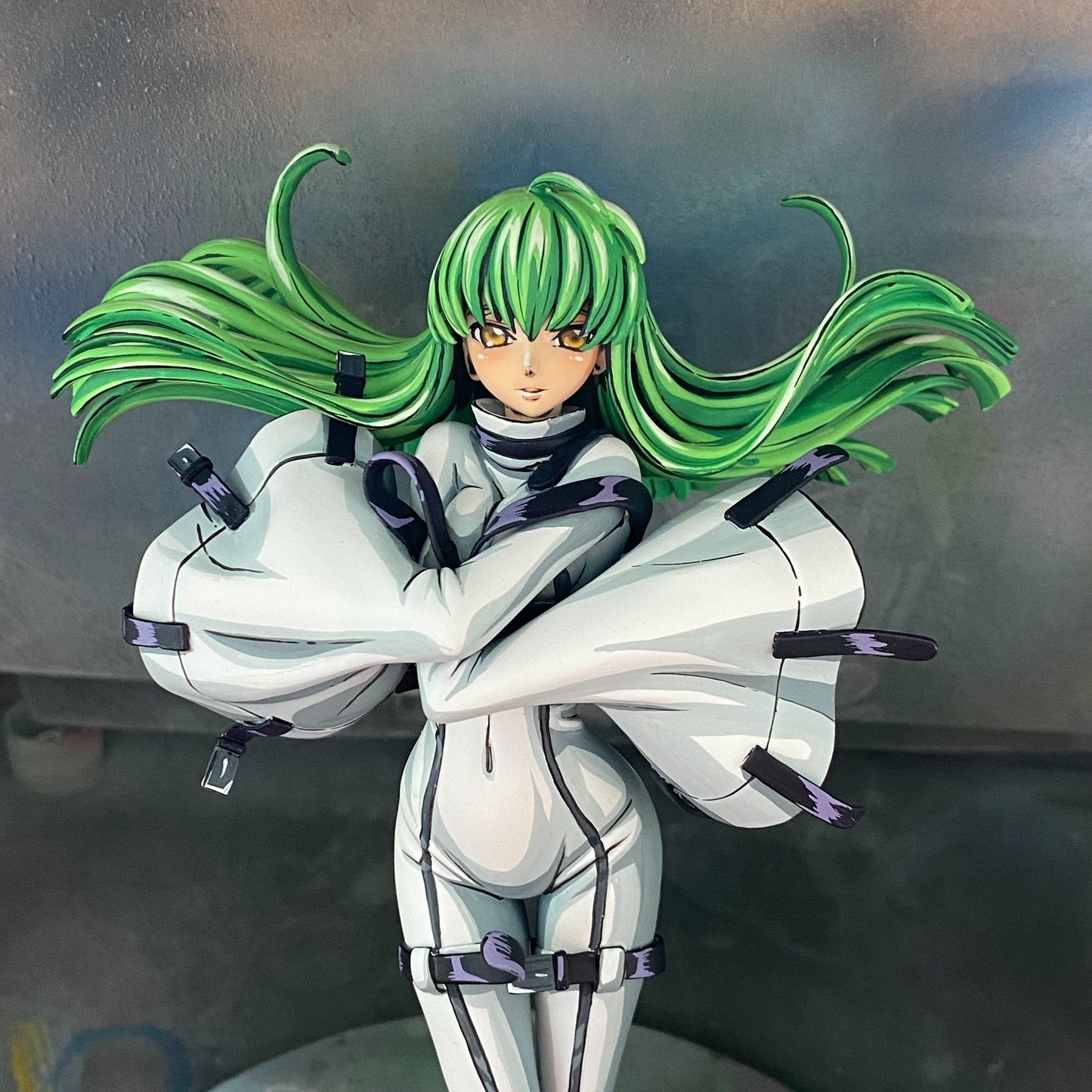 Code Geass-Anime coating Comic color effect Figure-C.C-lyk repaint