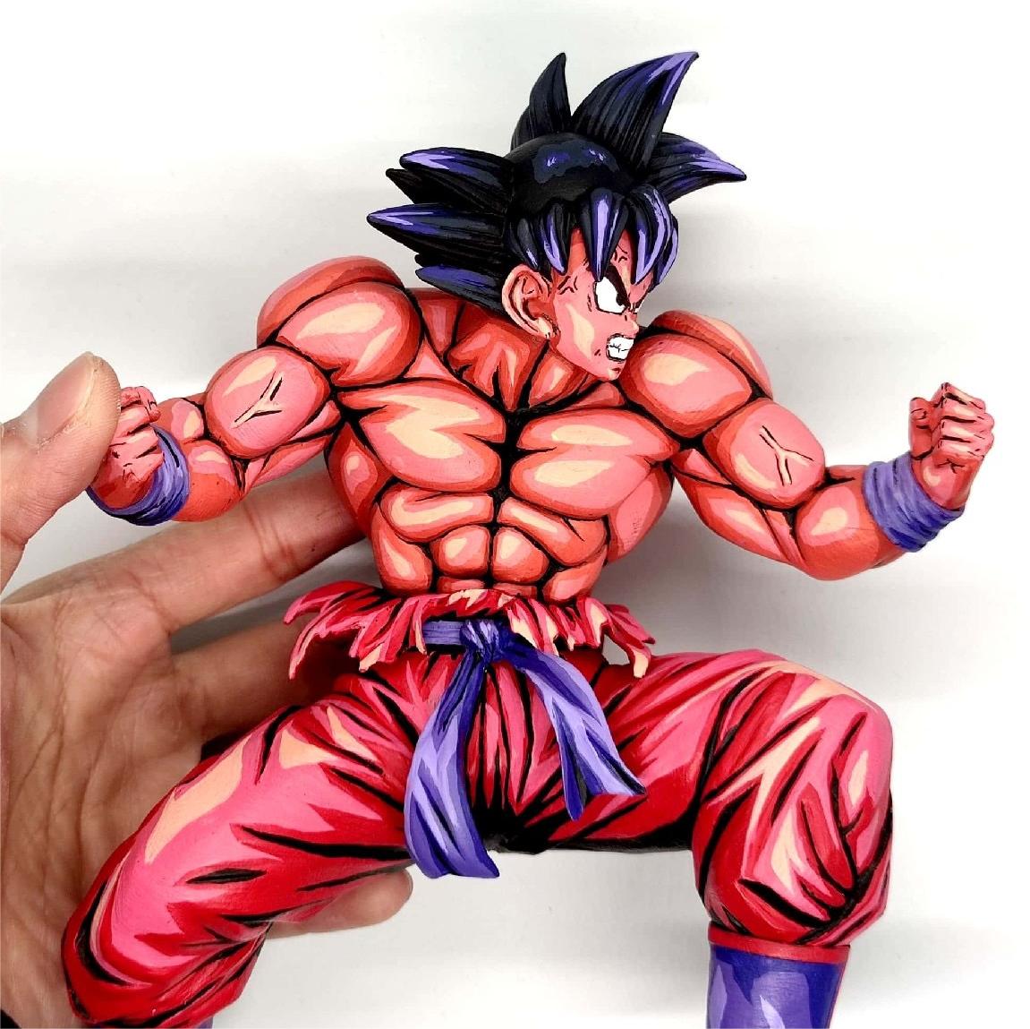 Dragon Ball Anime coating Comic color effect Figure Goku red - paintingmodel