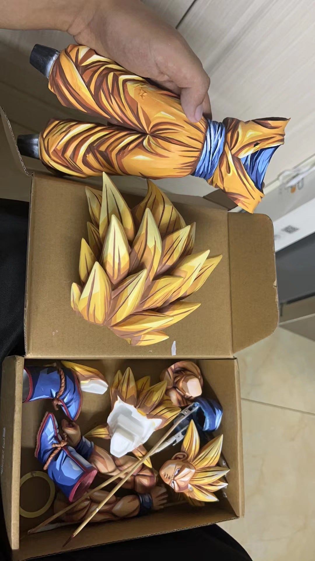 Dragon Ball Anime coating Comic color effect Figure Goku Super Saiyan 4 - Lyk Repaint