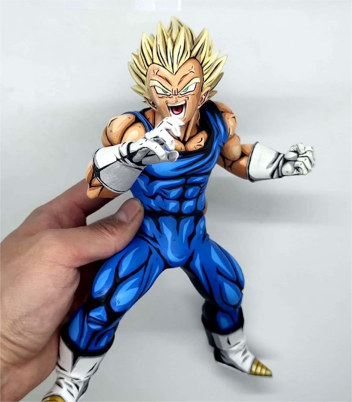 Dragon Ball Anime coating Comic color effect Figure model Vegeta super saiyan - paintingmodel