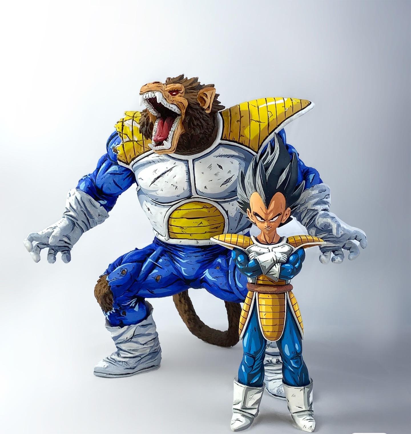 Dragon Ball Goku Anime coating Comic color effect Figure model great ape - paintingmodel