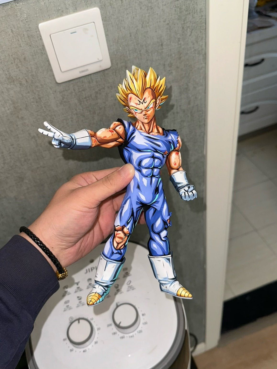 Dragonball figure repaint- vegeta-2d comic color - Lyk Repaint