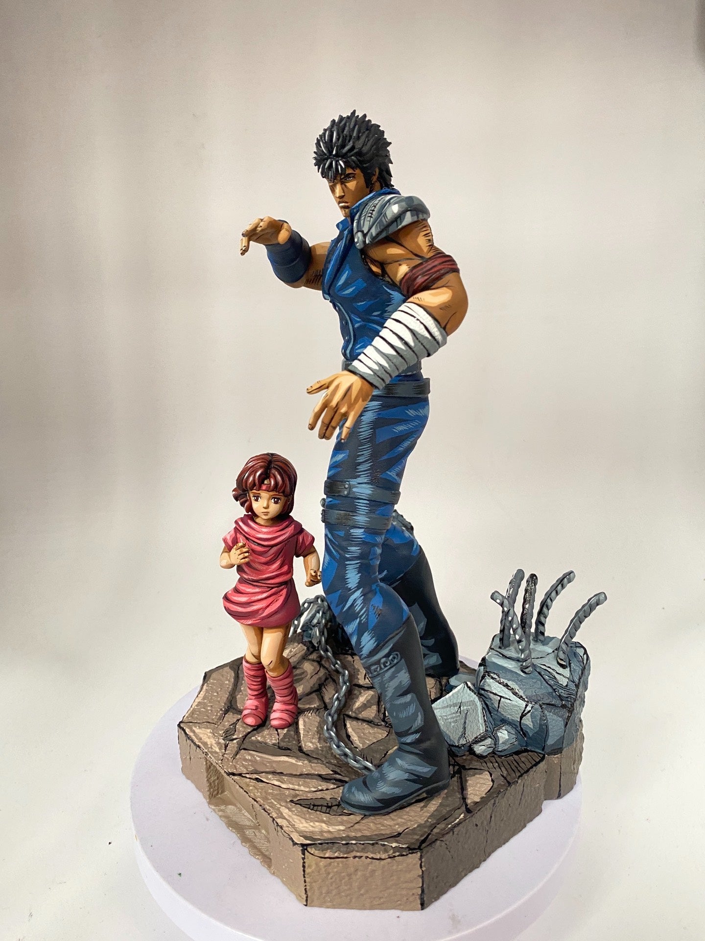 Repaint 2d comic color Kenjiro figure-Fist of the North Star-lyk repaint