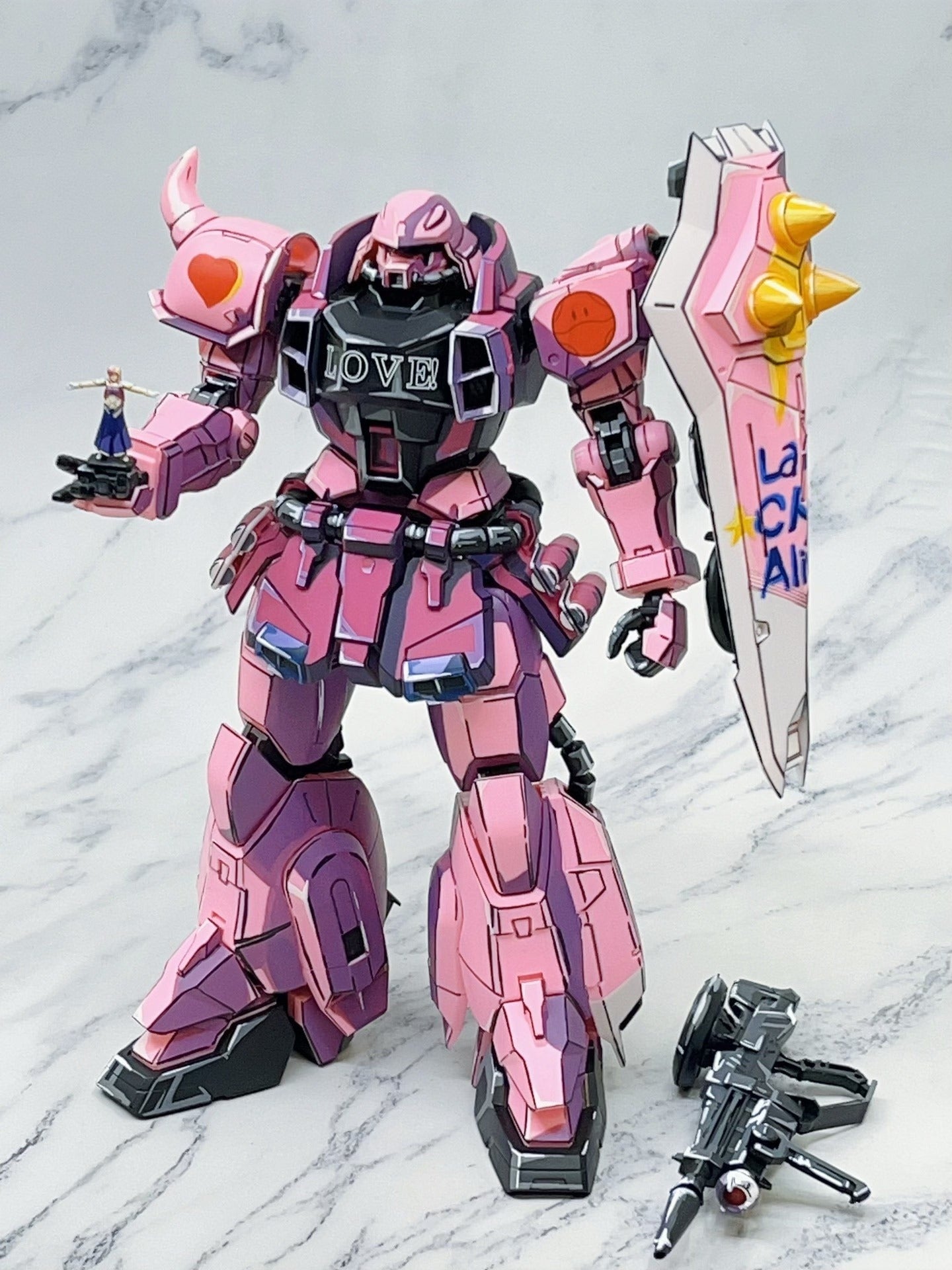 MG Zaku Warriors-2d repaint gunpla - Lyk Repaint