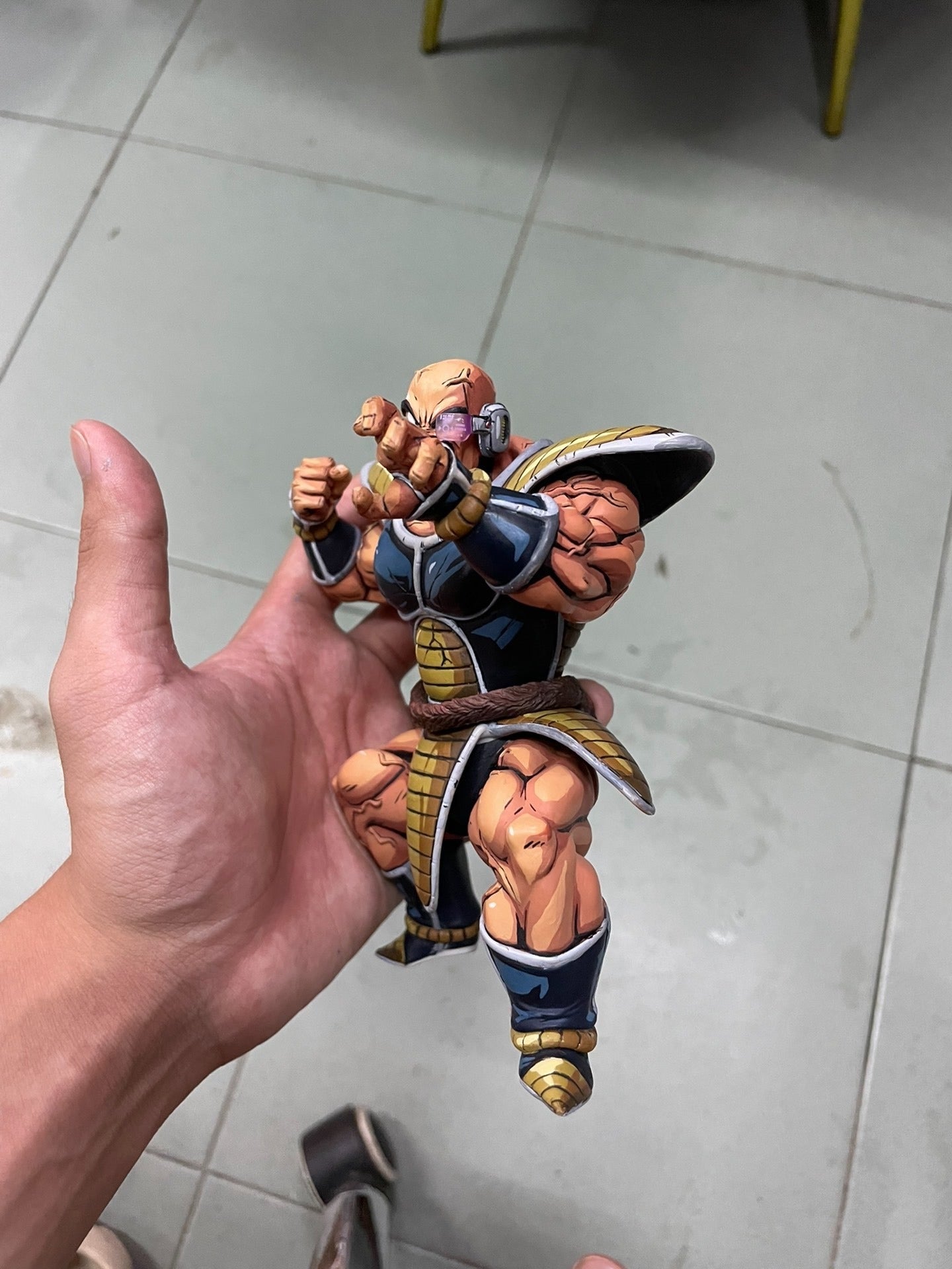 Nappa figure repainted in 2D comic color standing-dragonball - Lyk Repaint