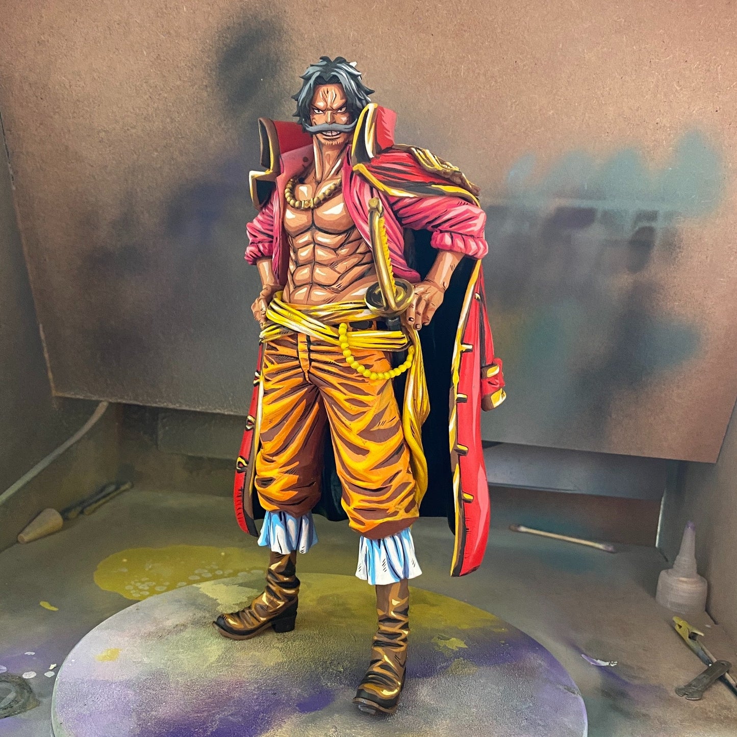 One Piece Koa Art King Roger comic color repaint - paintingmodel