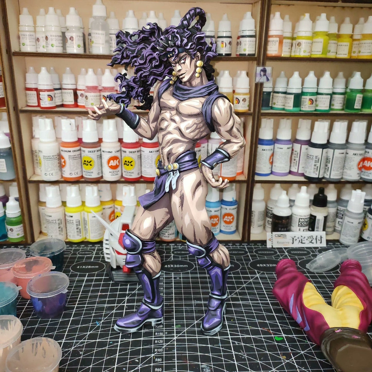 Repaint 2d comic color Jojo figure-Kars - Lyk Repaint