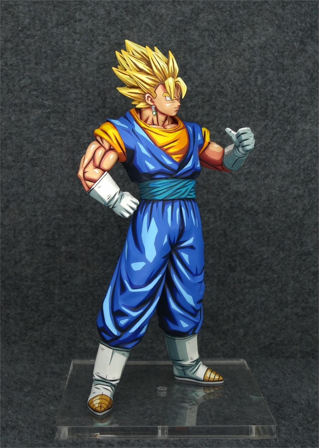 Repainted Dragon Ball figure, Vegetto remodeled model + repainted - Lyk Repaint