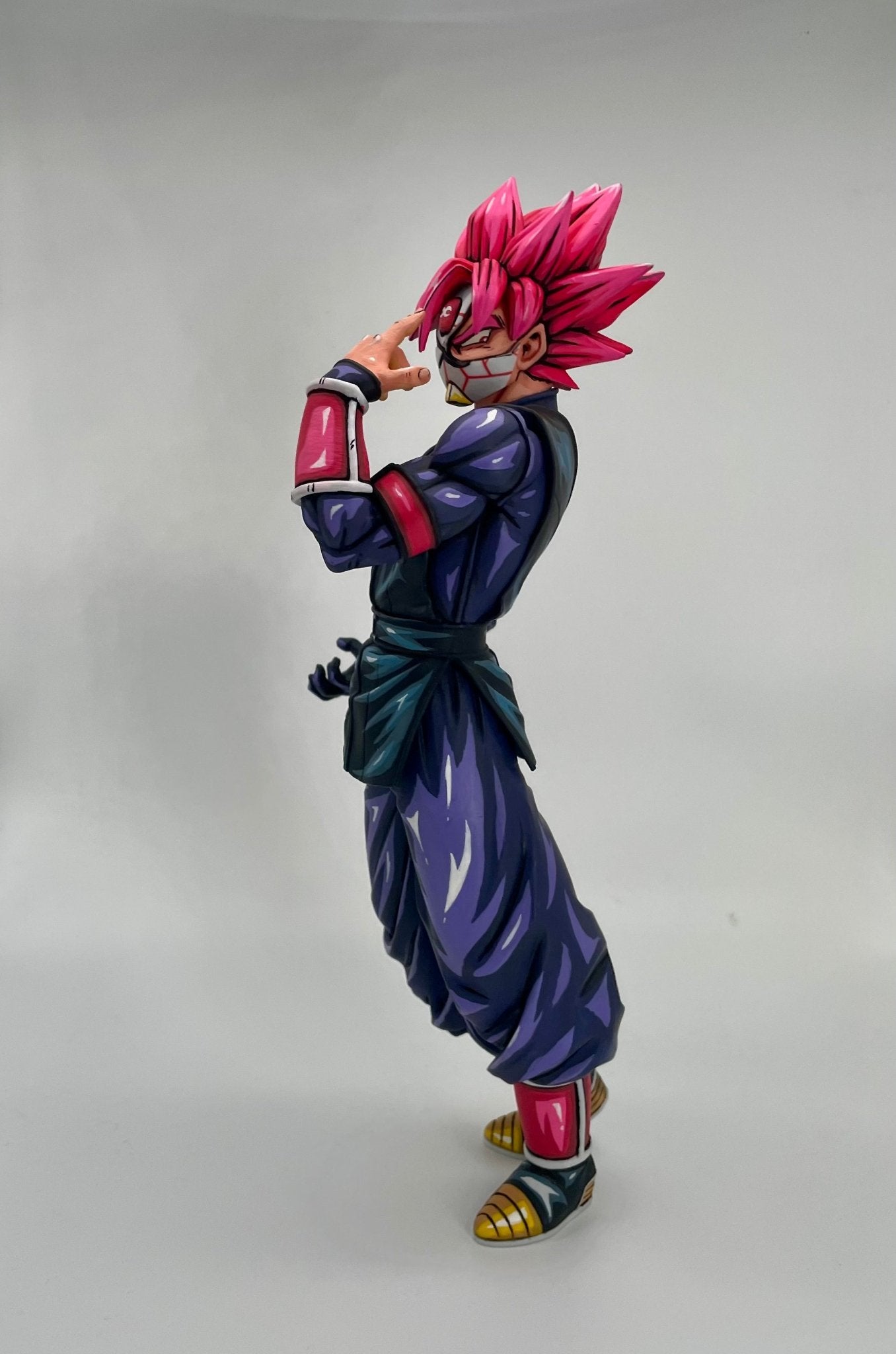 Zamasu figure repainted in 2D comic color standing-dragonball - Lyk Repaint