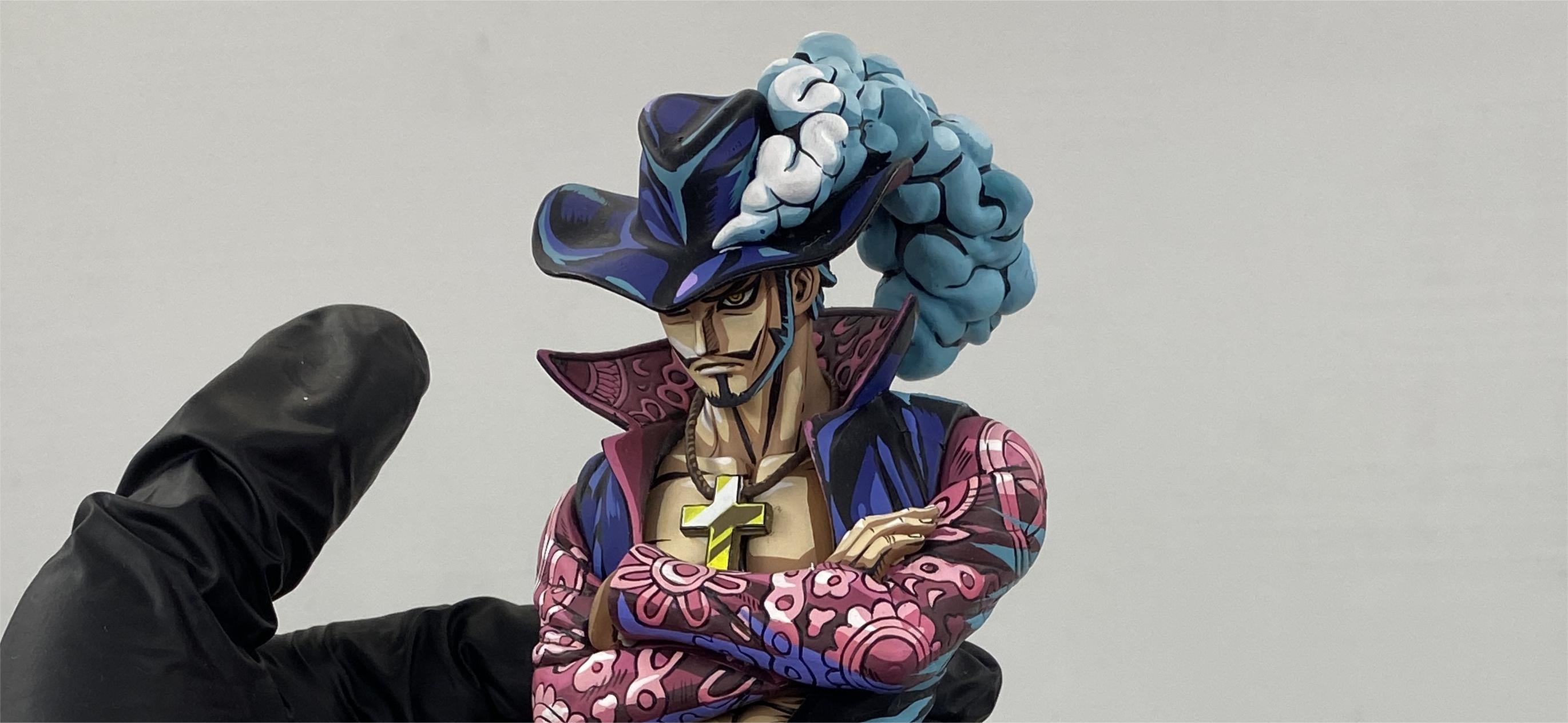 2D Manga Color Style Mihawk One Piece Figure – Lyk Repaint