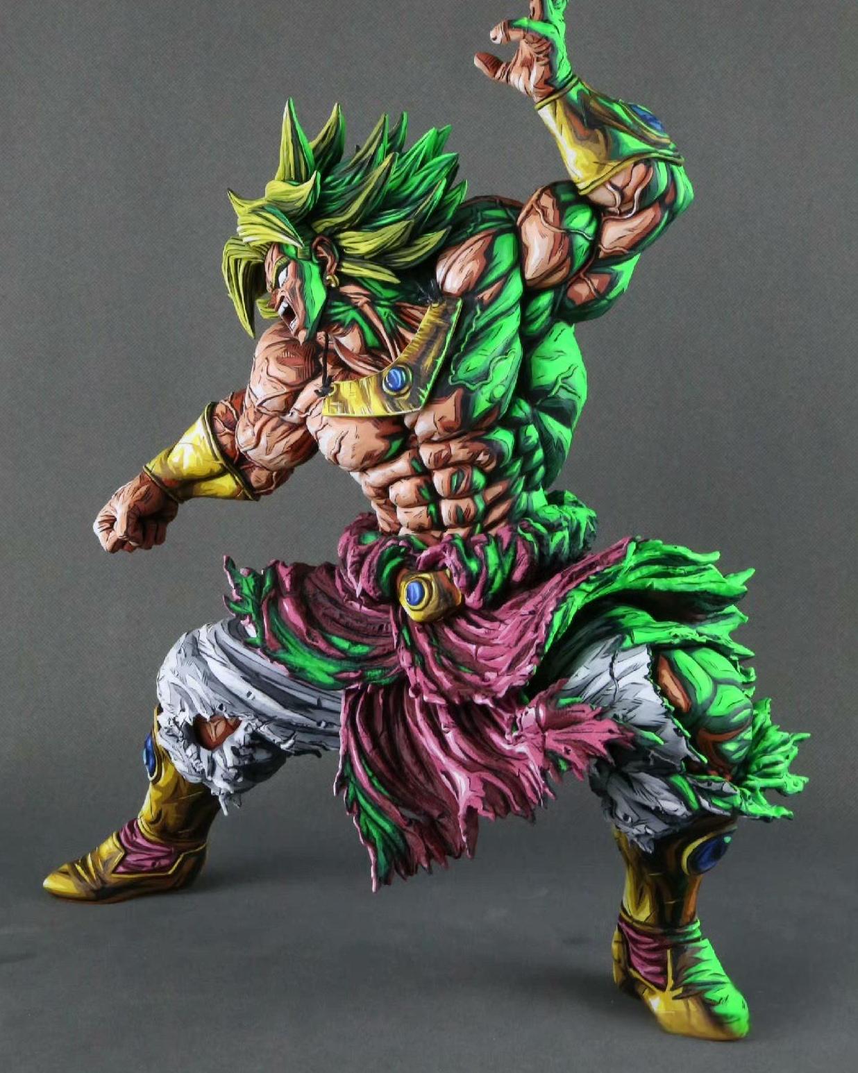 2d comic color comic dragonball figure repaint-broly – Lyk Repaint