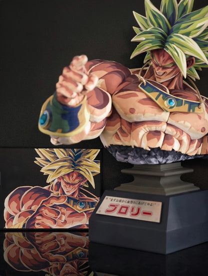 2d comic color comic dragonball figure repaint - broly - Lyk Repaint