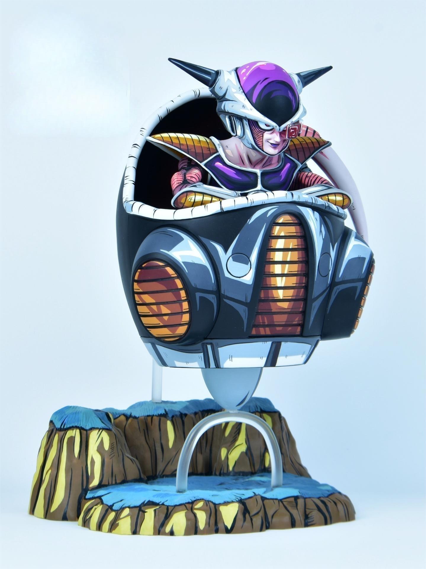 2d comic color comic dragonball figure repaint - frieza - spaceship - Lyk Repaint
