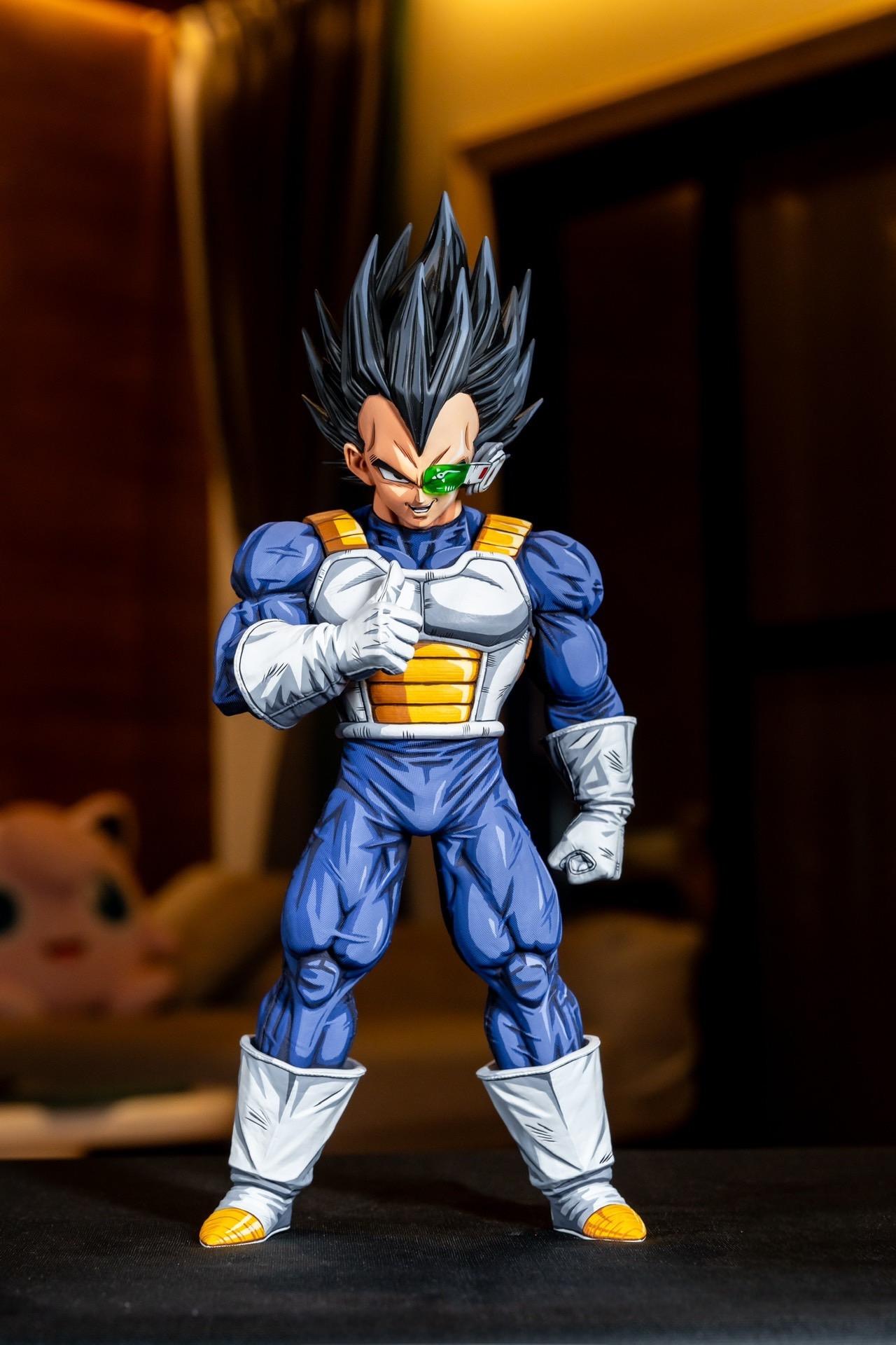 2d comic color comic dragonball figure repaint - vegeta - stand - Lyk Repaint