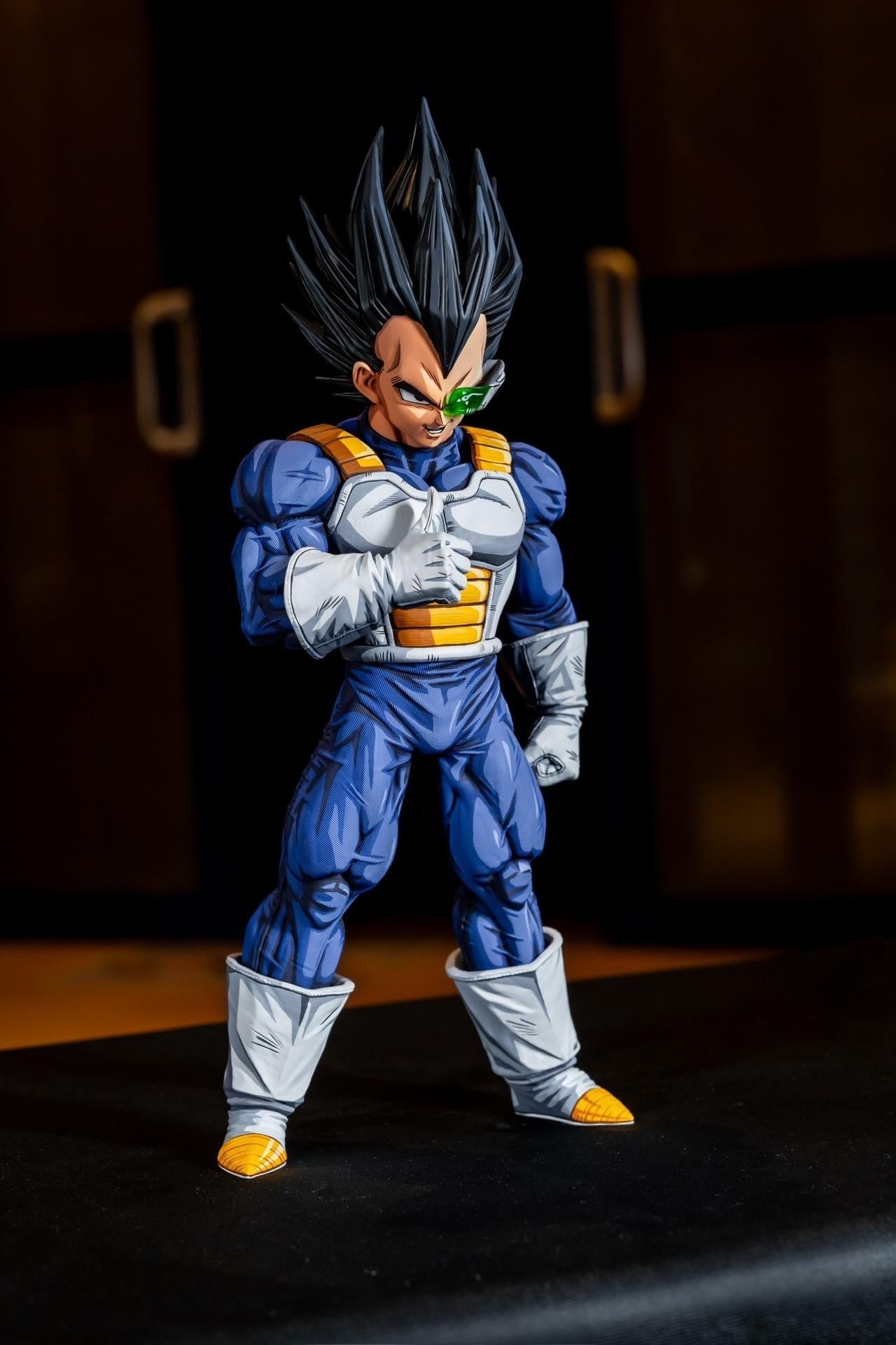 2d comic color comic dragonball figure repaint - vegeta - stand - Lyk Repaint