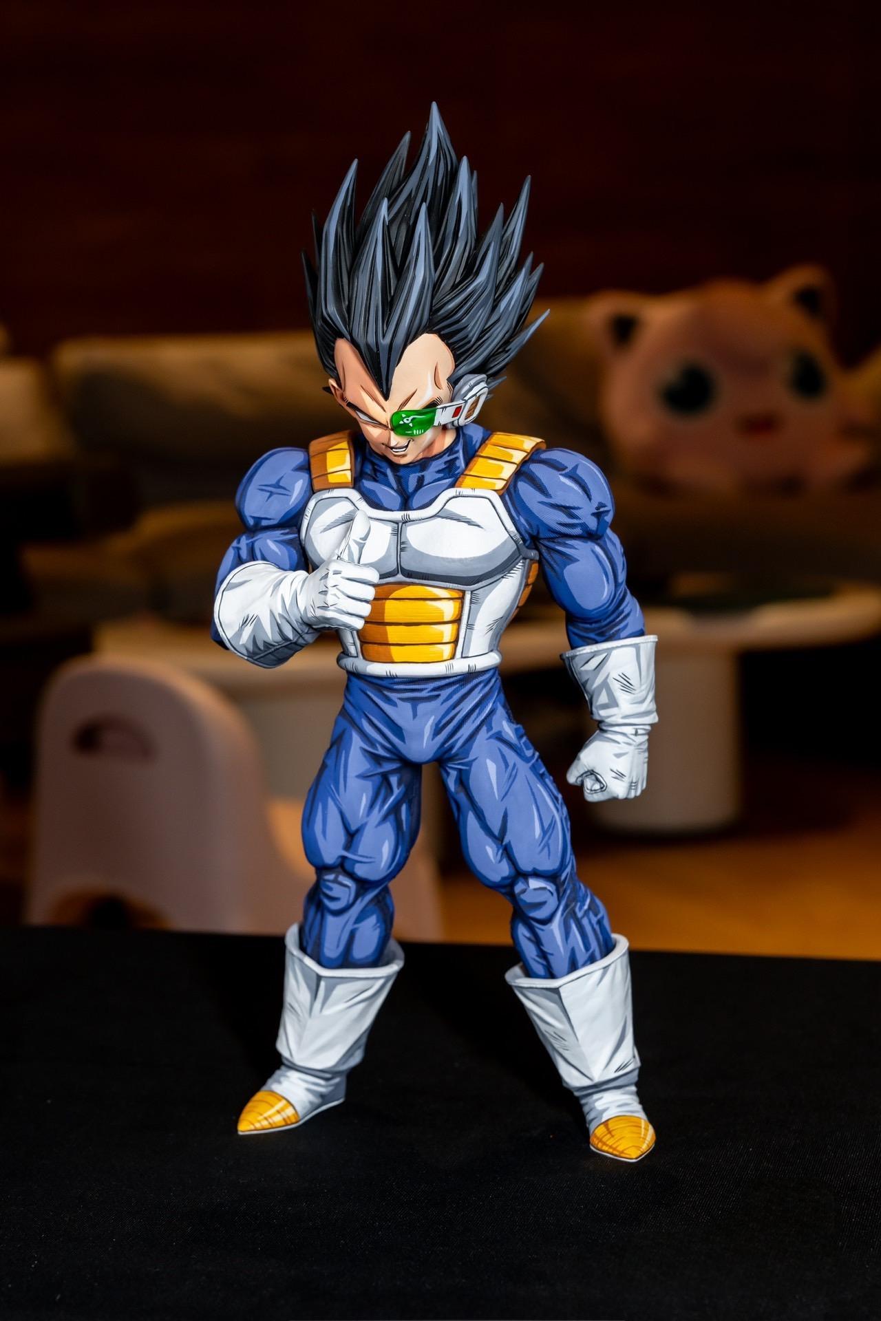 2d comic color comic dragonball figure repaint - vegeta - stand - Lyk Repaint