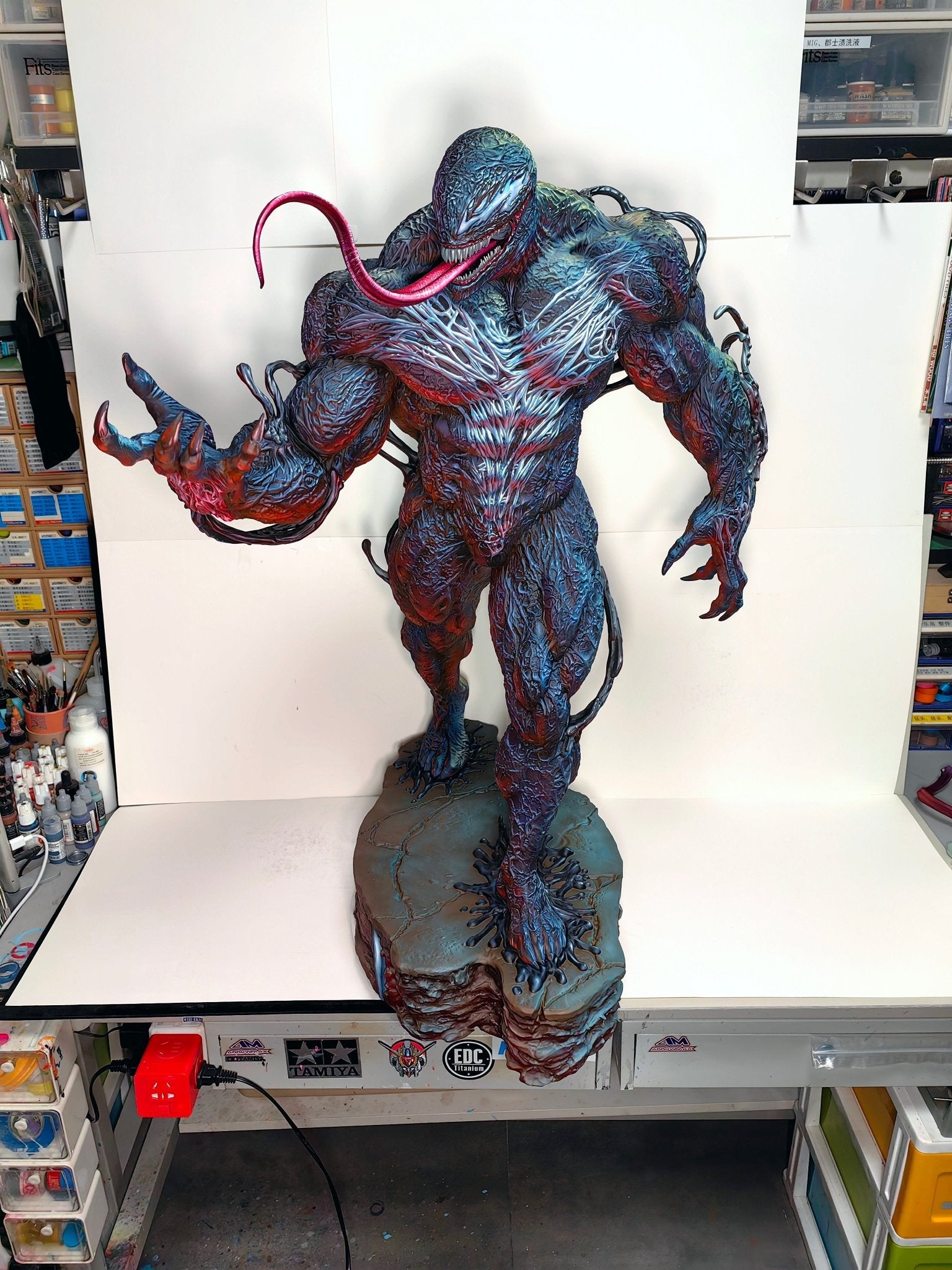 Comic Venom Color 2d comic color comic figure repaint-venom – Lyk Repaint