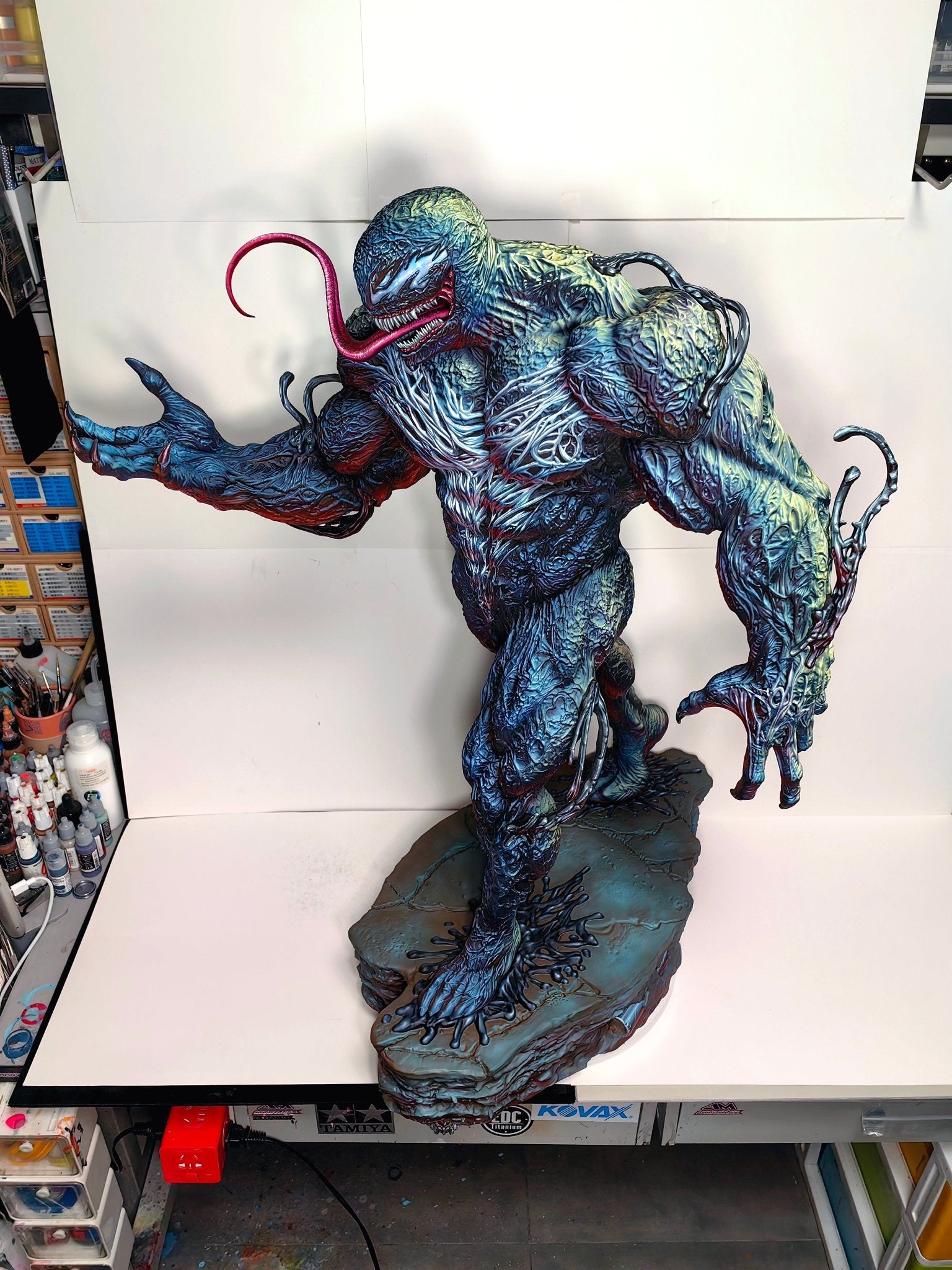 Comic Venom Color 2d comic color comic figure repaint-venom – Lyk Repaint