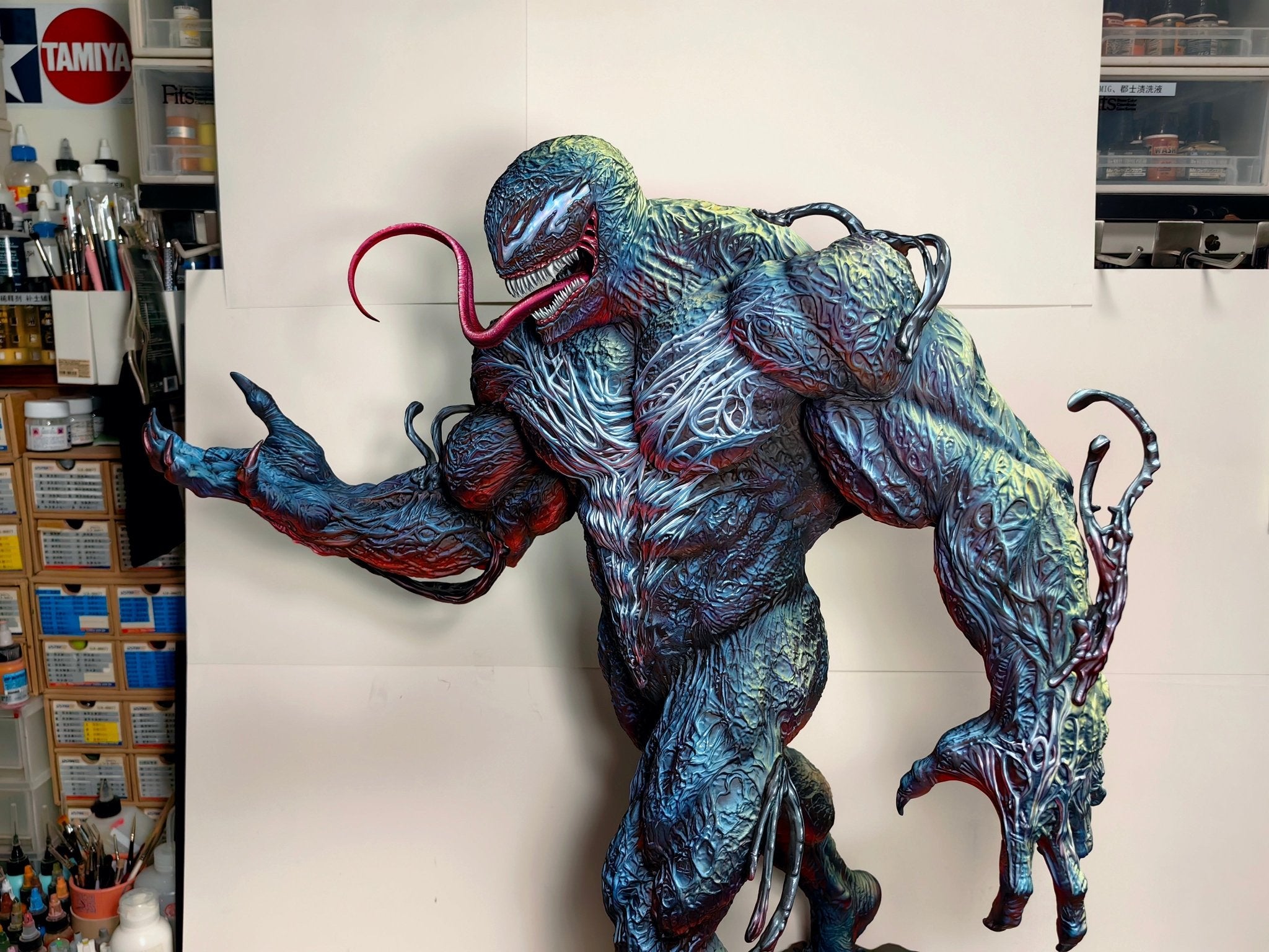 Comic Venom Color 2d comic color comic figure repaint-venom – Lyk Repaint