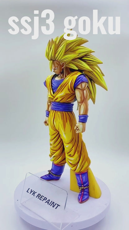 Dragon Ball Anime revestimiento Comic color efecto Figura Goku Super Saiyan 4