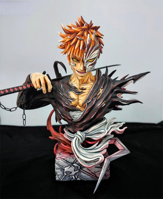 2d comic color bleach figure repaint-bust-Kurosaki Ichigo - Lyk Repaint