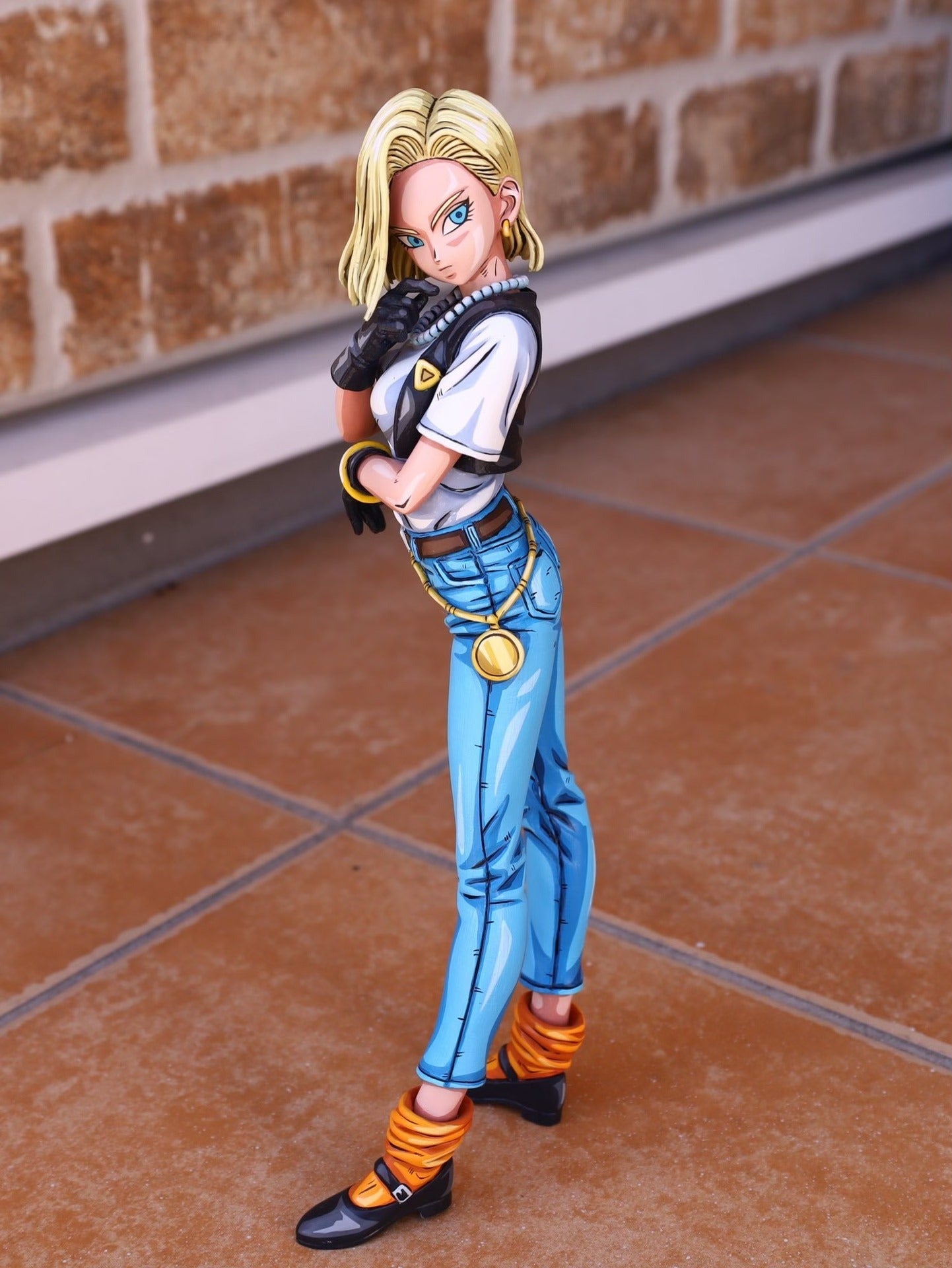 2d comic color dragon ball figure repaint-Android 18 – Lyk Repaint