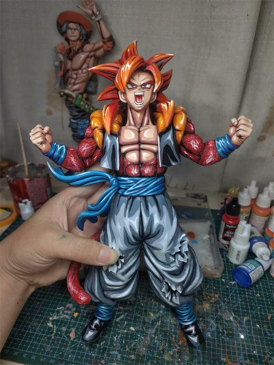 2d comic color Dragon Ball figure repaint-Gogeta-ssj4-super - Lyk Repaint