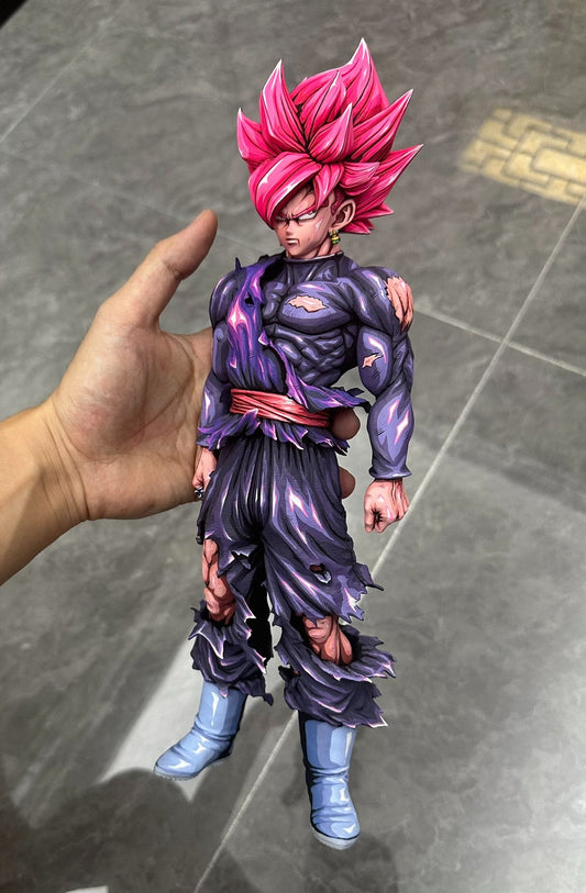 2d Comic Color Dragon Ball Super Figure Repaint-smsp goku-Pink - Lyk Repaint