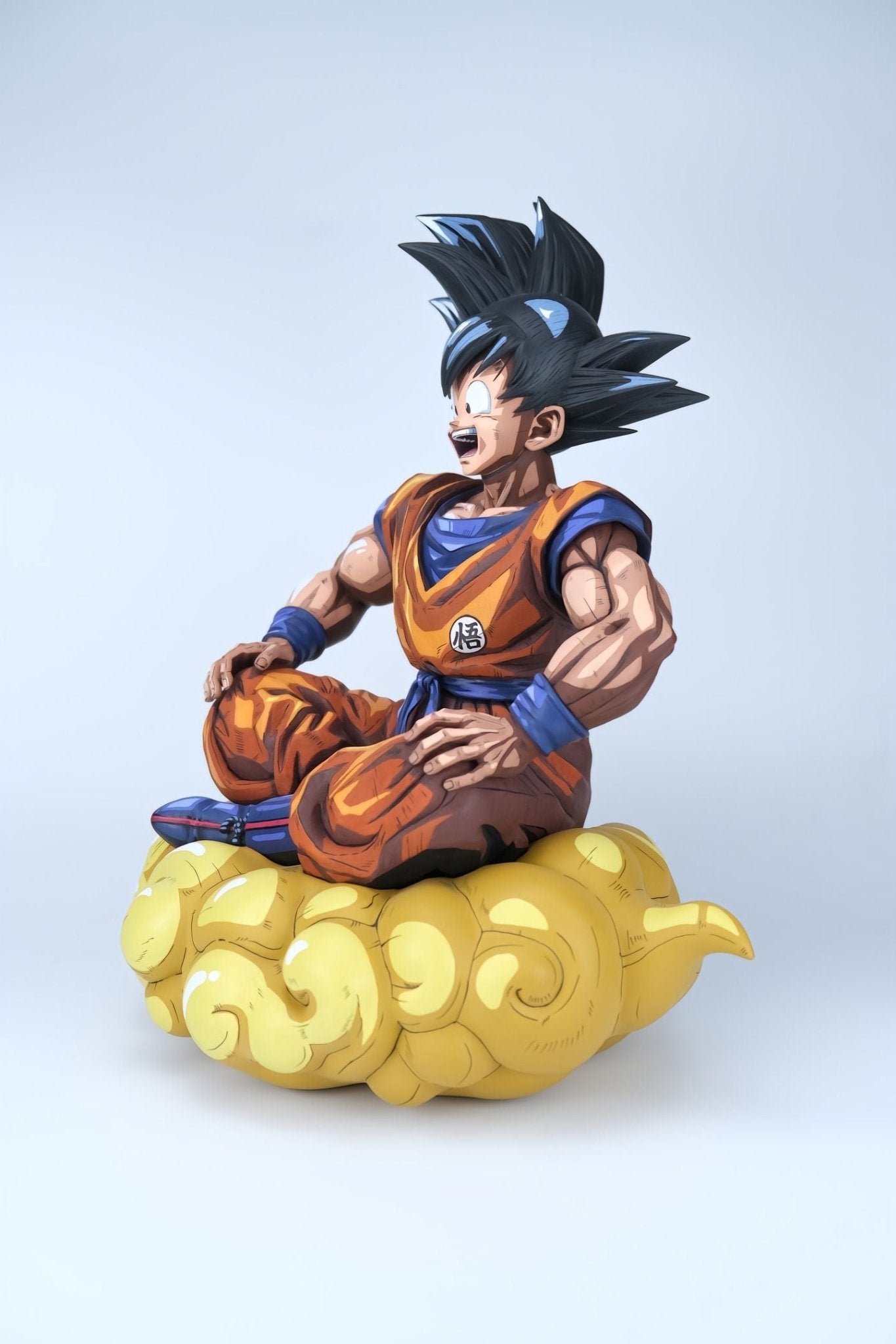 2d Comic Color Dragonball Figure Repaint-Goku-sitting - Lyk Repaint