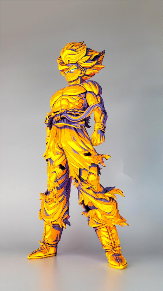 2d comic color dragonball figure repaint-goku-top repaint - Lyk Repaint
