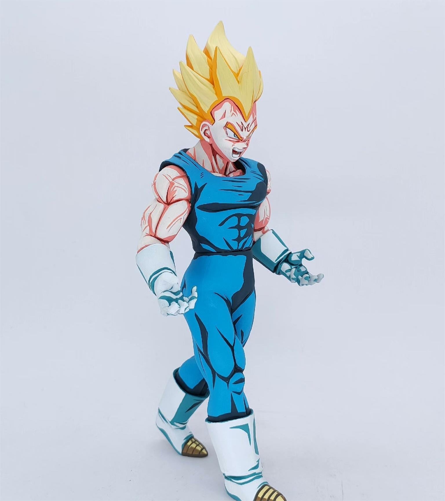 2d comic color dragonball figure repaint-vegeta-stand - Lyk Repaint
