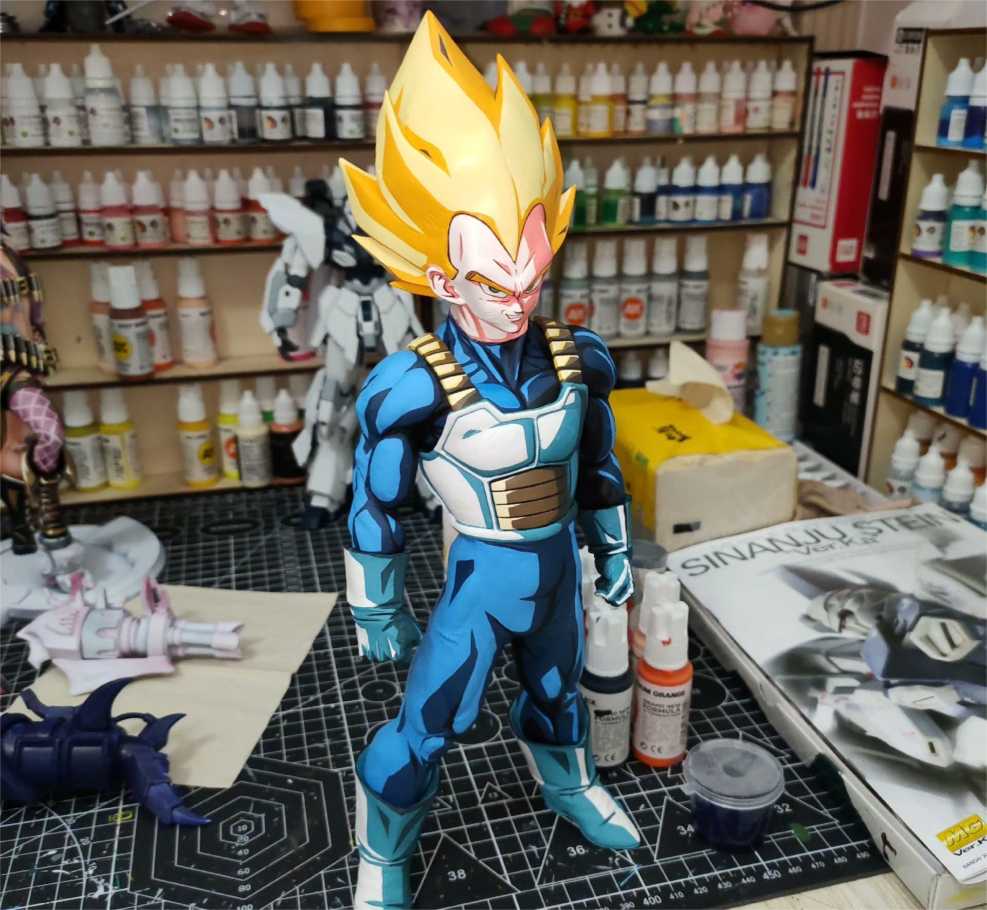 Dragon ball Z Super TRUNKS Masterlise Figure repaint 2D ichiban custom Dragon ball Z Super TRUNKS Masterlise Figure repaint 2D ichiban custom