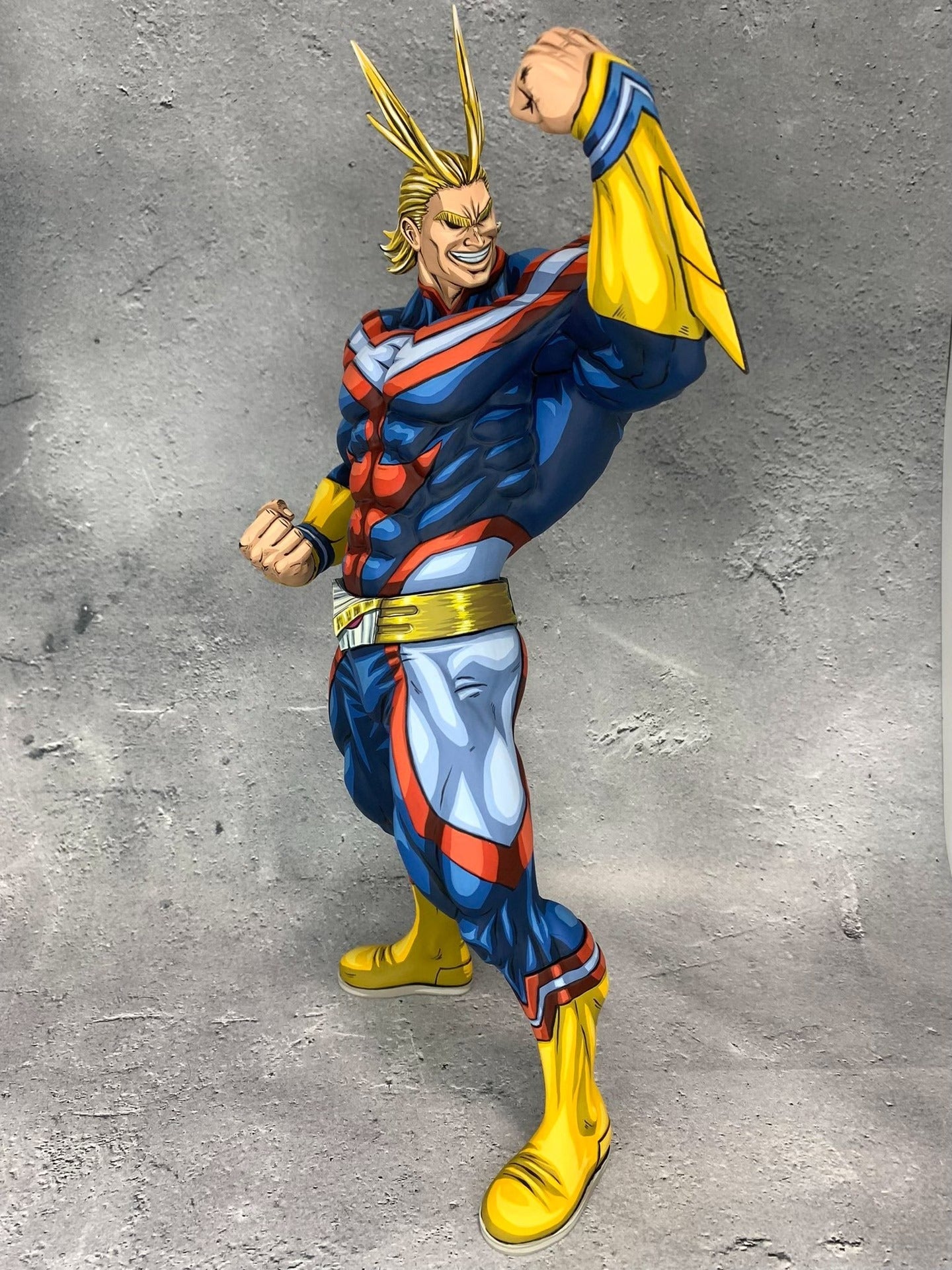 2d comic color My Hero Academia figure repaint-All·Might - Lyk Repaint