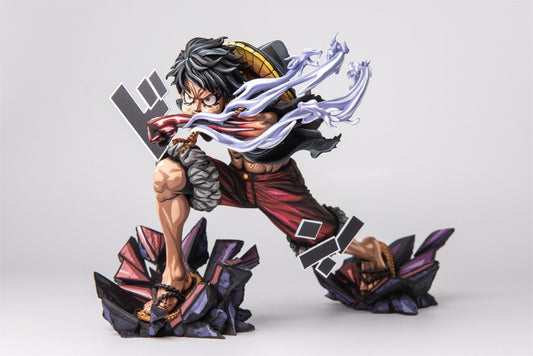 2d comic color onepiece figure repaint-luffy - Lyk Repaint