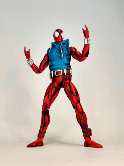 2d comic color spider man figure repaint - Lyk Repaint