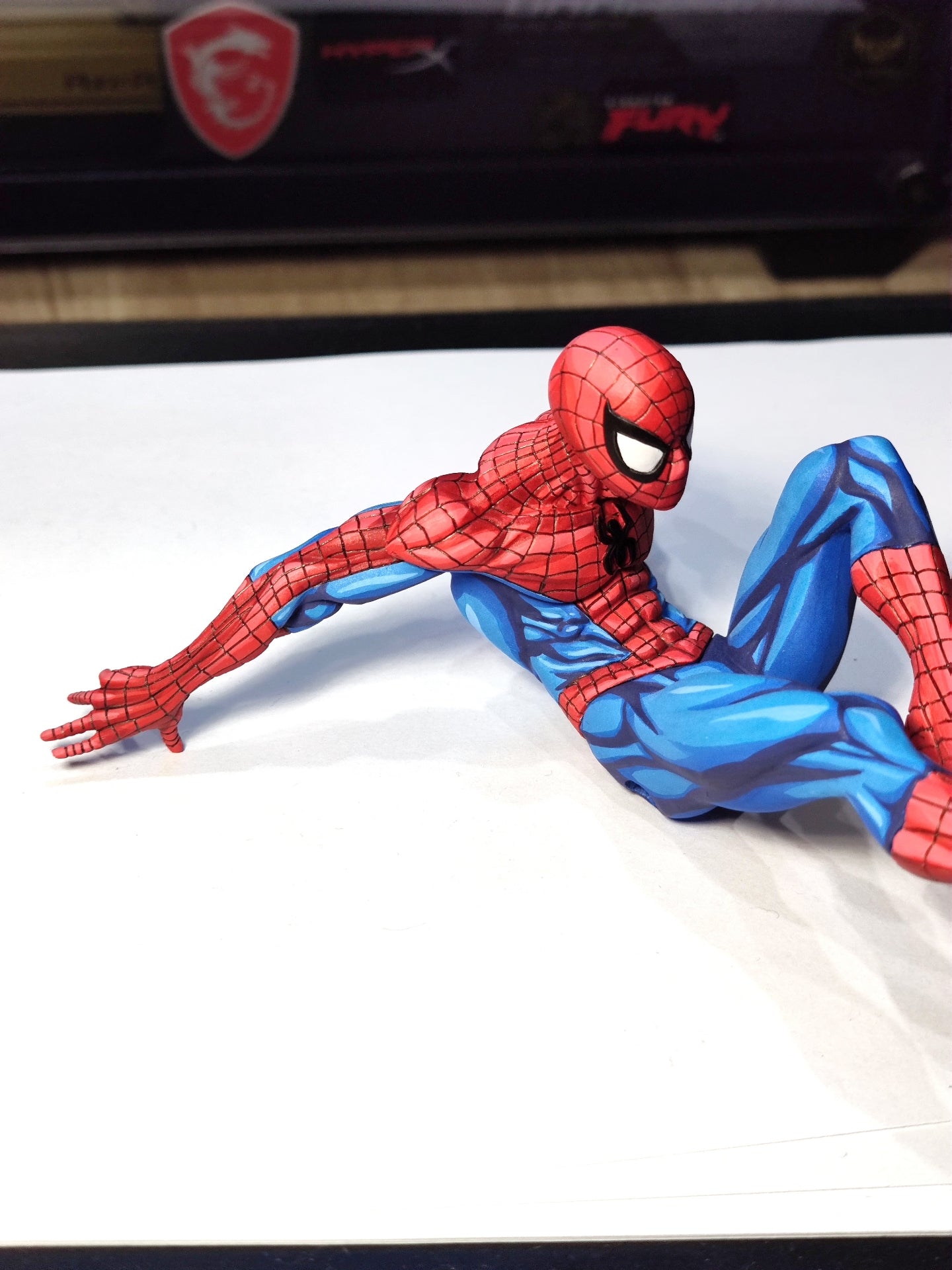 2d comic color spiderman figure repaint – Lyk Repaint