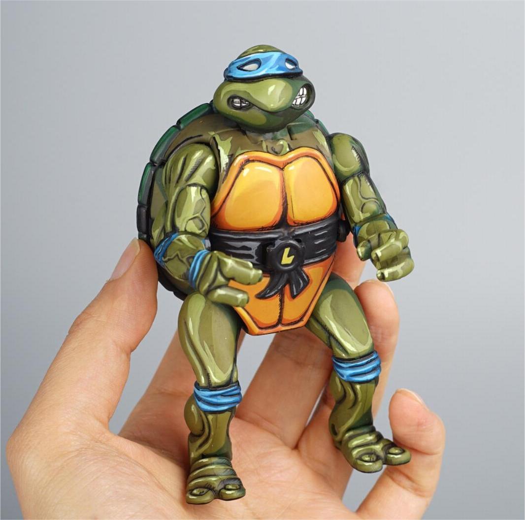 2d comic color Teenage Mutant Ninja Turtles model repaint - Lyk Repaint