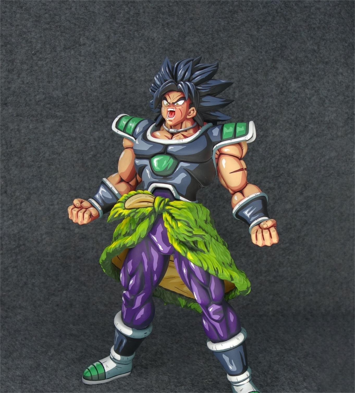 2D Painting 2D DRAGONBALL figure repaint opponent Broly - paintingmodel