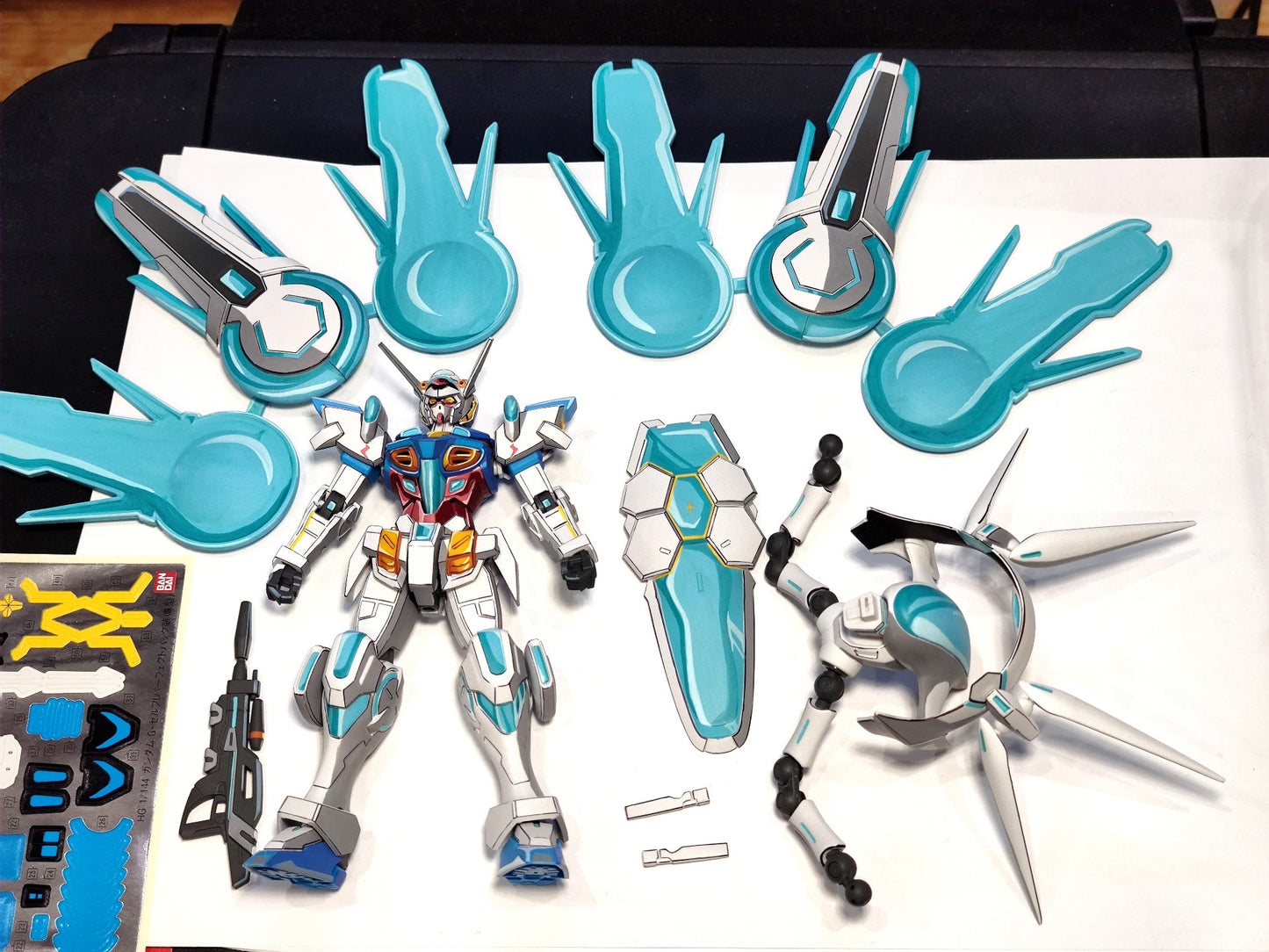 2drepaint- HG 17 1/144 Gundam G SELF perfect backpack G Zongguo - Lyk Repaint