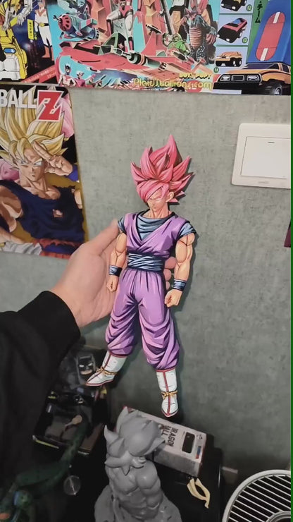 2D Painting 2D DRAGONBALL figure repaint Pink Goku