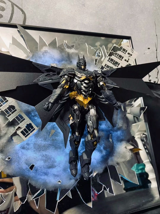 Broken Mirror-Batman figure-Body Black Flying Stance
