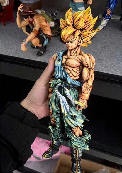 Dragon Ball Anime coating Comic color effect Figure Goku Super Saiyan 2 - paintingmodel