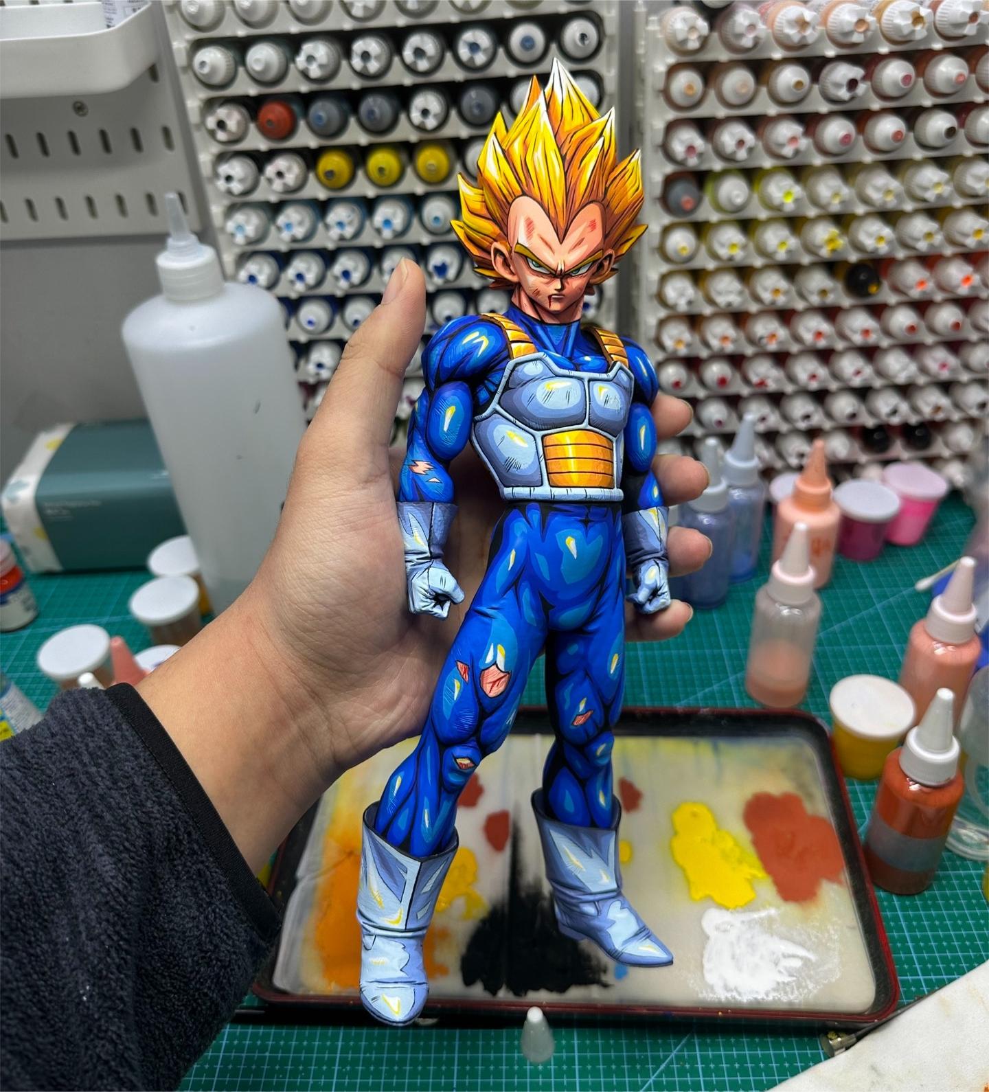 Dragon Ball Anime coating Comic color effect Figure model smsp Vegeta - paintingmodel