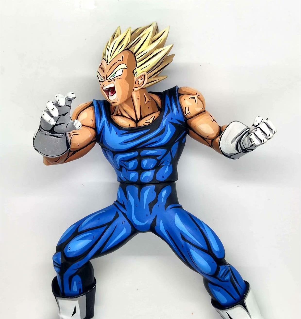 Dragon Ball Anime coating Comic color effect Figure model Vegeta super saiyan - paintingmodel