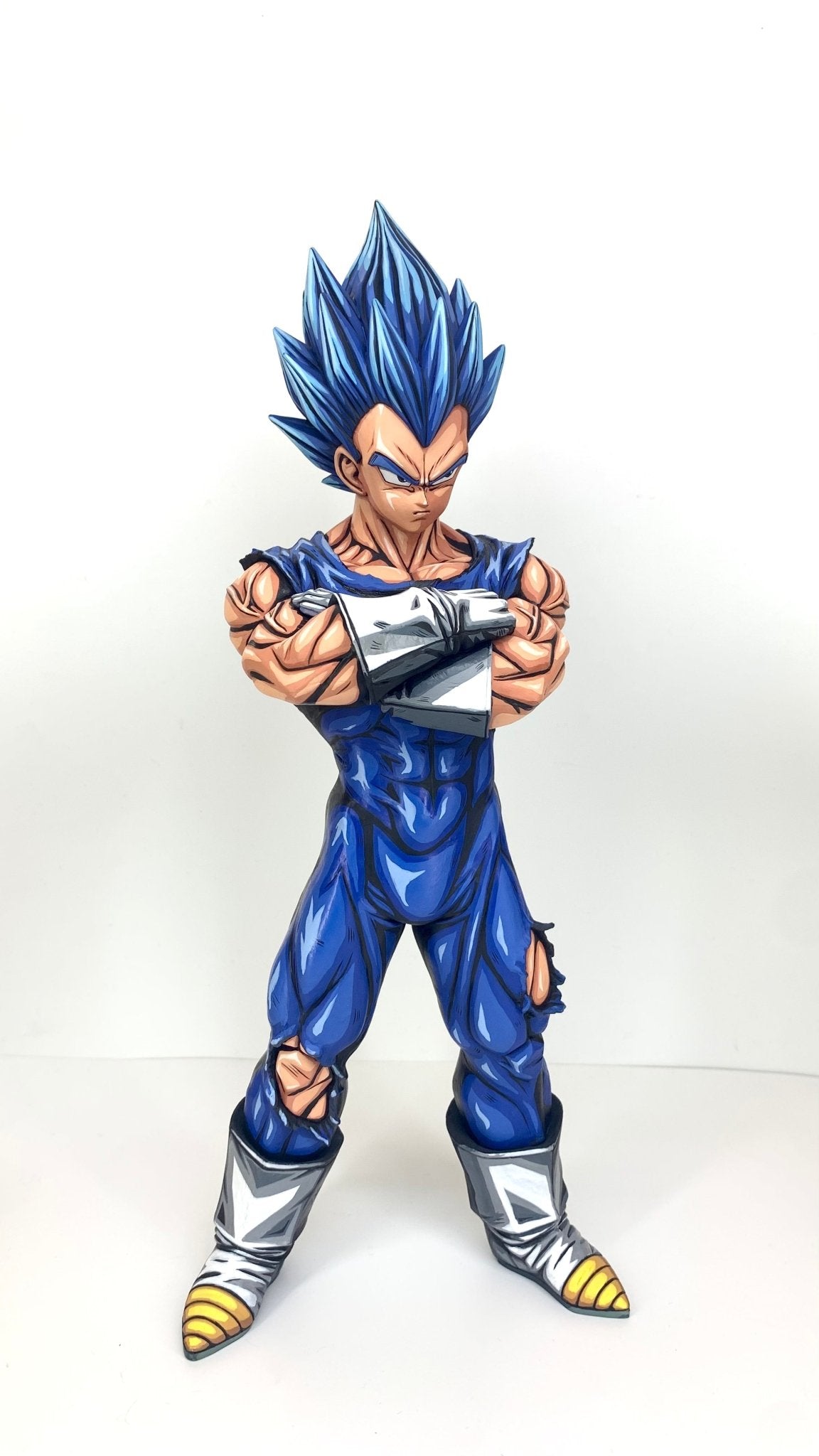 Vegeta Blue Figure with Comic Color Effect - Dragon Ball Anime