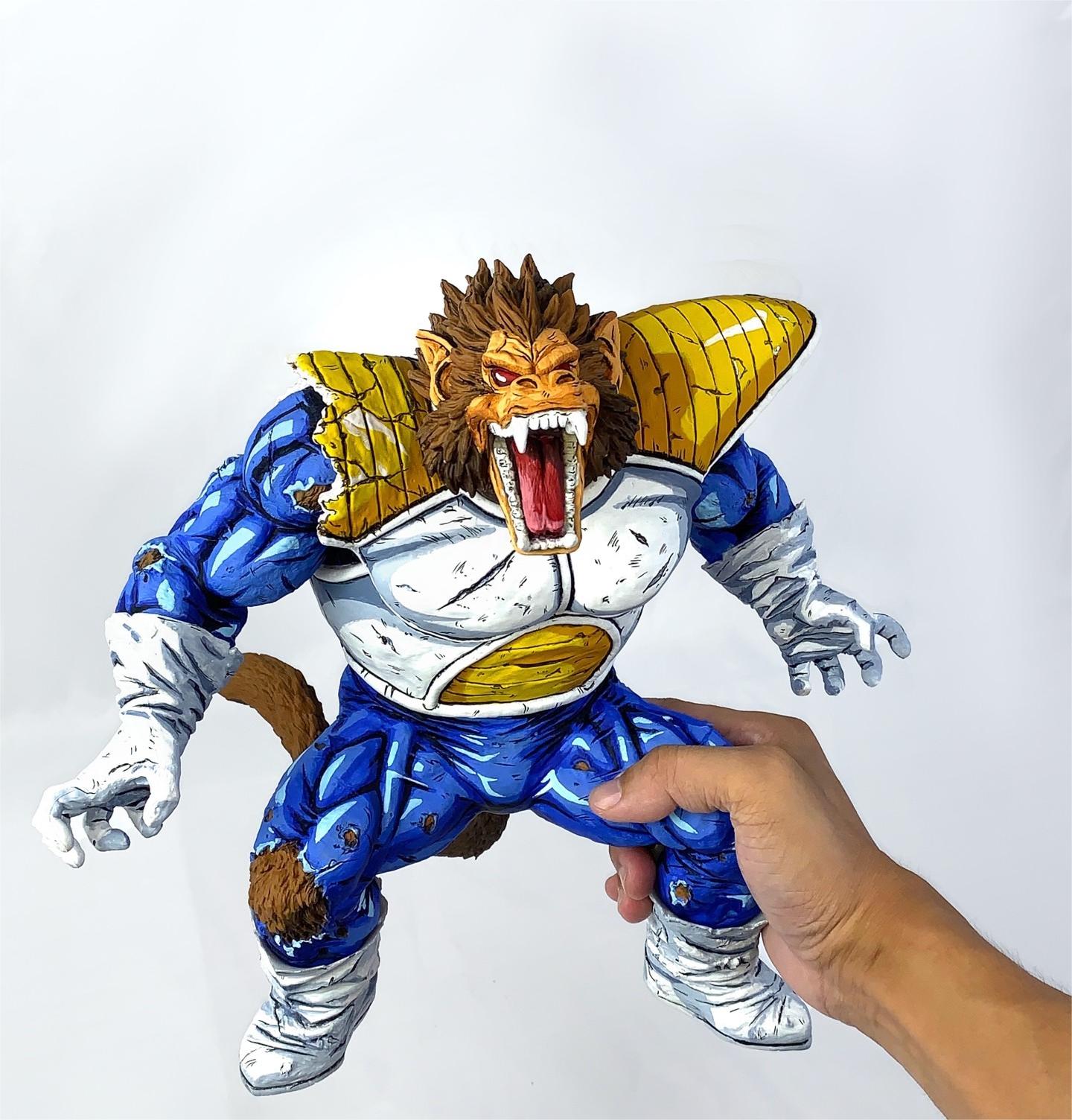 Dragon Ball Goku Anime coating Comic color effect Figure model great ape - paintingmodel