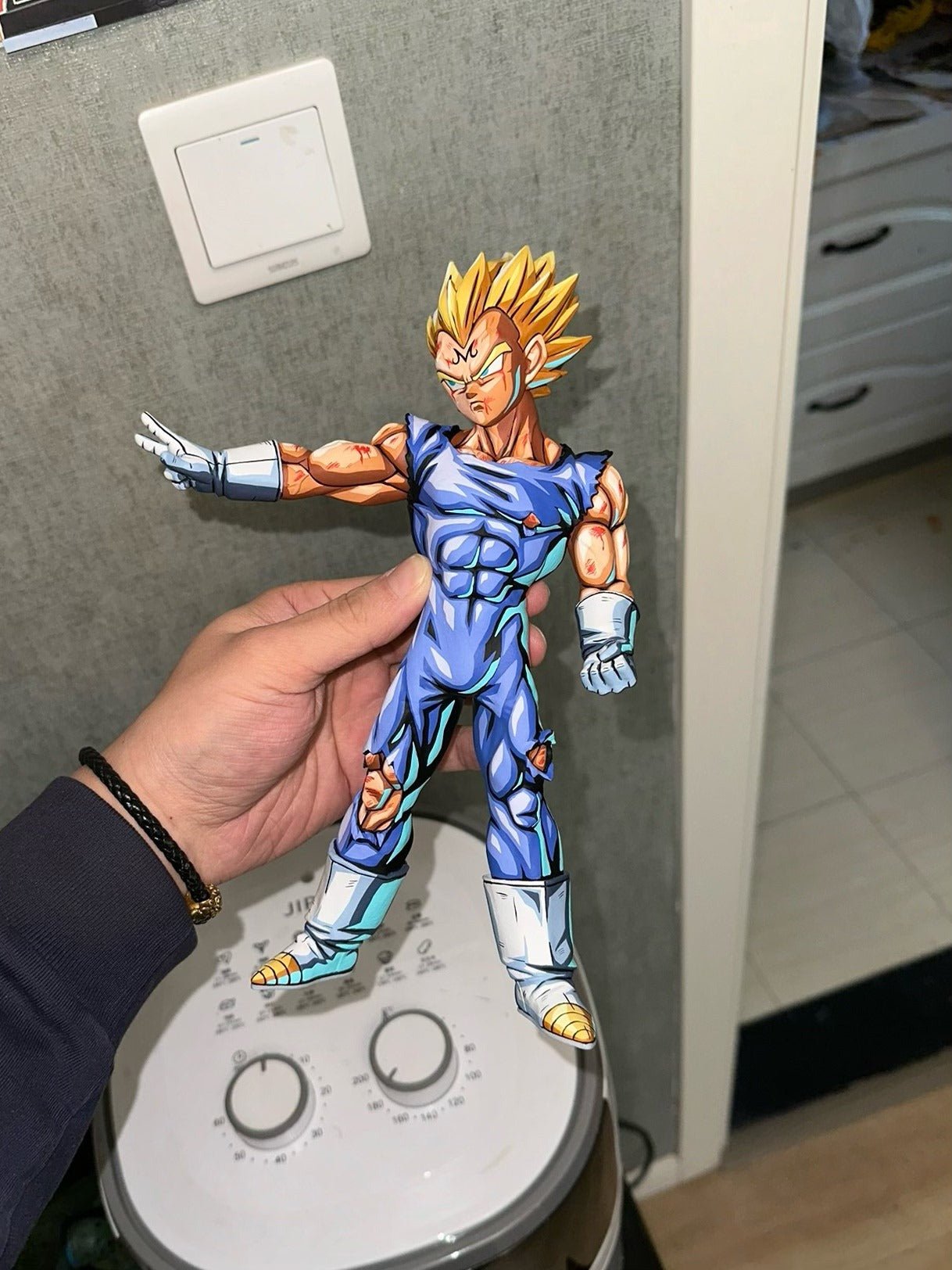 Dragonball figure repaint- vegeta-2d comic color – Lyk Repaint