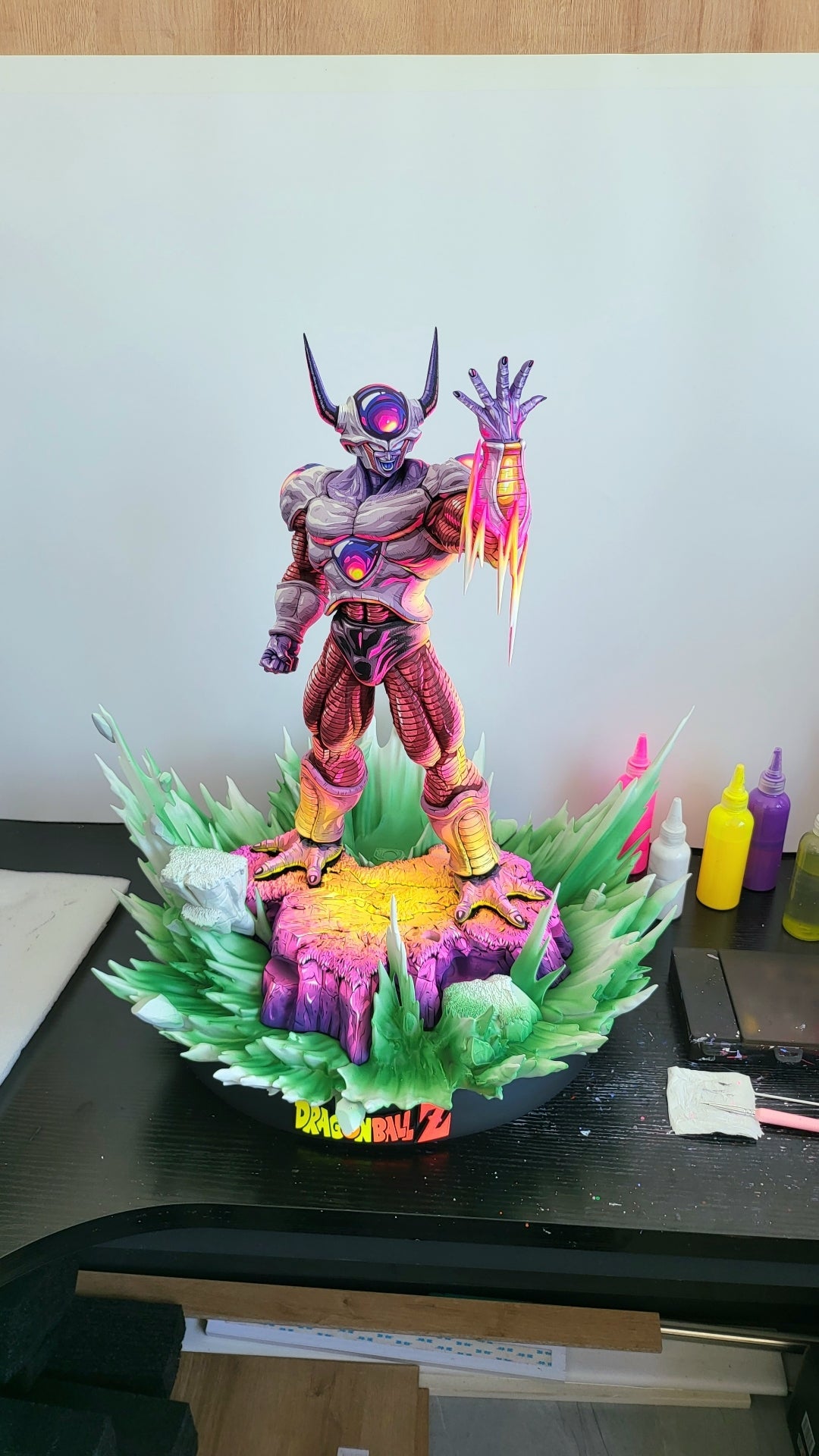 DragonBall Frieza GK statue manga color repainting - Lyk Repaint